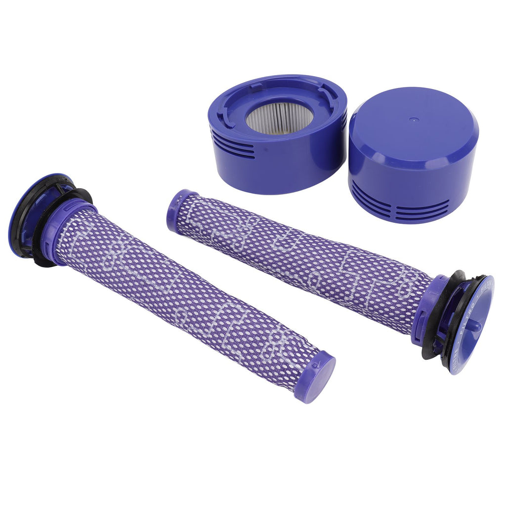 Vacuum Cleaner Pre Post Filter Set High Efficiency Particulate Air Filter with Cleaning Brush for V7 V8