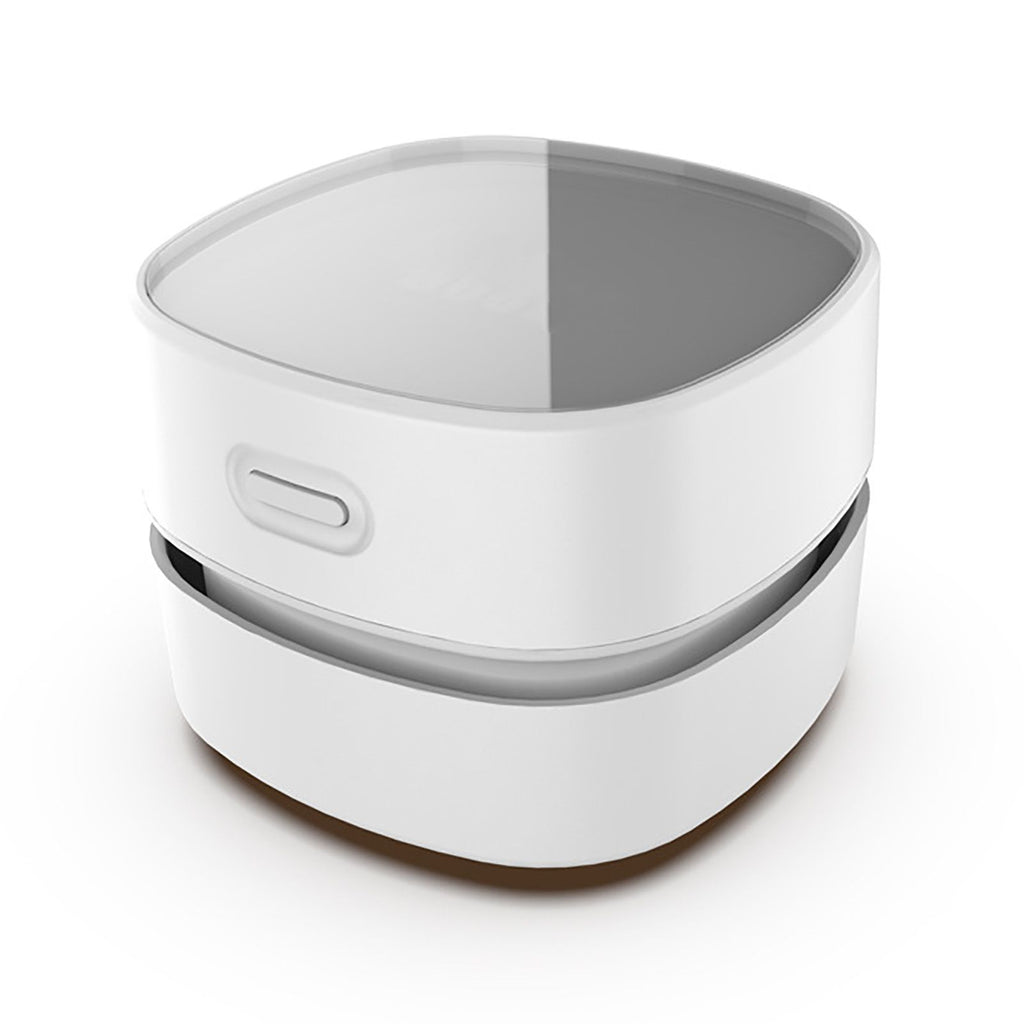 Desktop Vacuum Cleaner Mini Table Dust Sweeper Crumb Vacuum Cleaner Handheld Cordless White