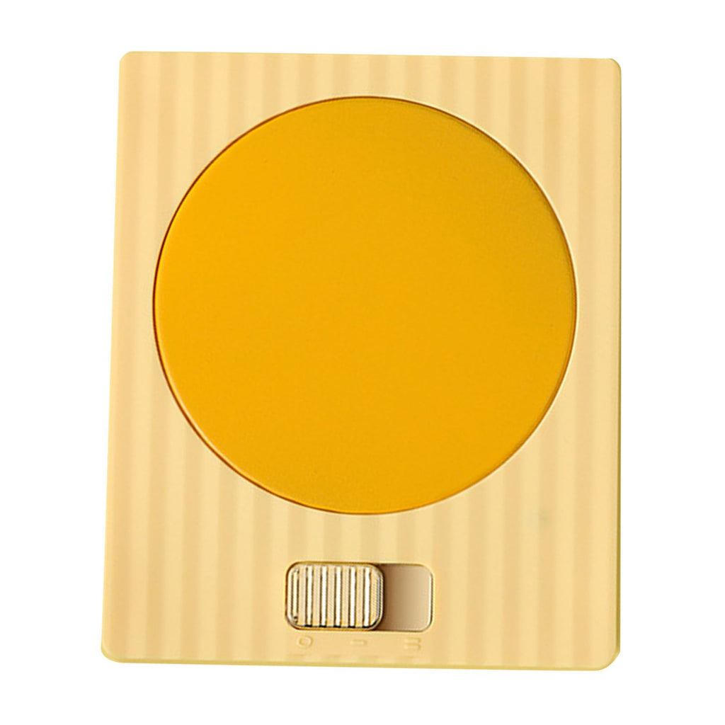 Mug Warmer 2 Temperature 2 Modes Adjustable Constant Temperature USB Beverage Warmer For Egg Cake Wet Towels 220V Yellow