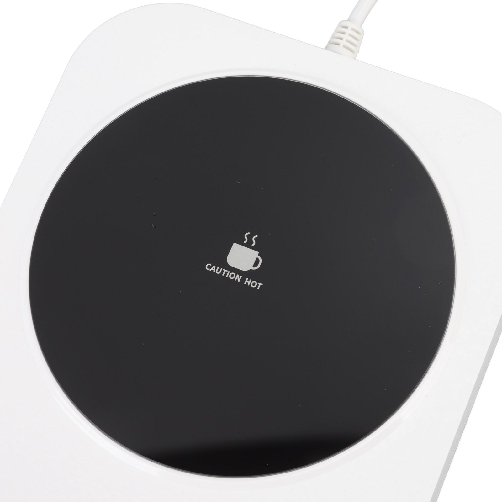 USB Coffee Mug Warmer - 55C Constant Temperature Desk Warmer (White)