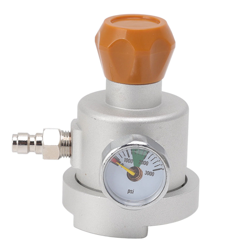 Soda Maker Adapter Aluminum Corrosion Rust Resistance CO2 Refill Connector with Pressure Gauge 8mm Male Quick Plug