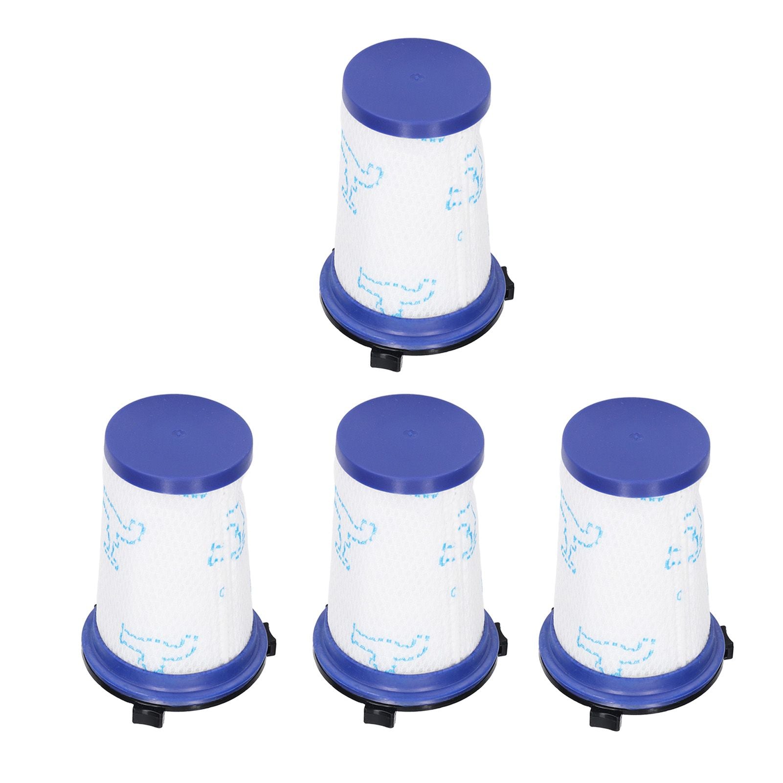 4PCS Vacuum Cleaner Filters High Efficiency Particulate Filter Vacuum Cleaner Accessory for Rowenta Force 360 X Pert