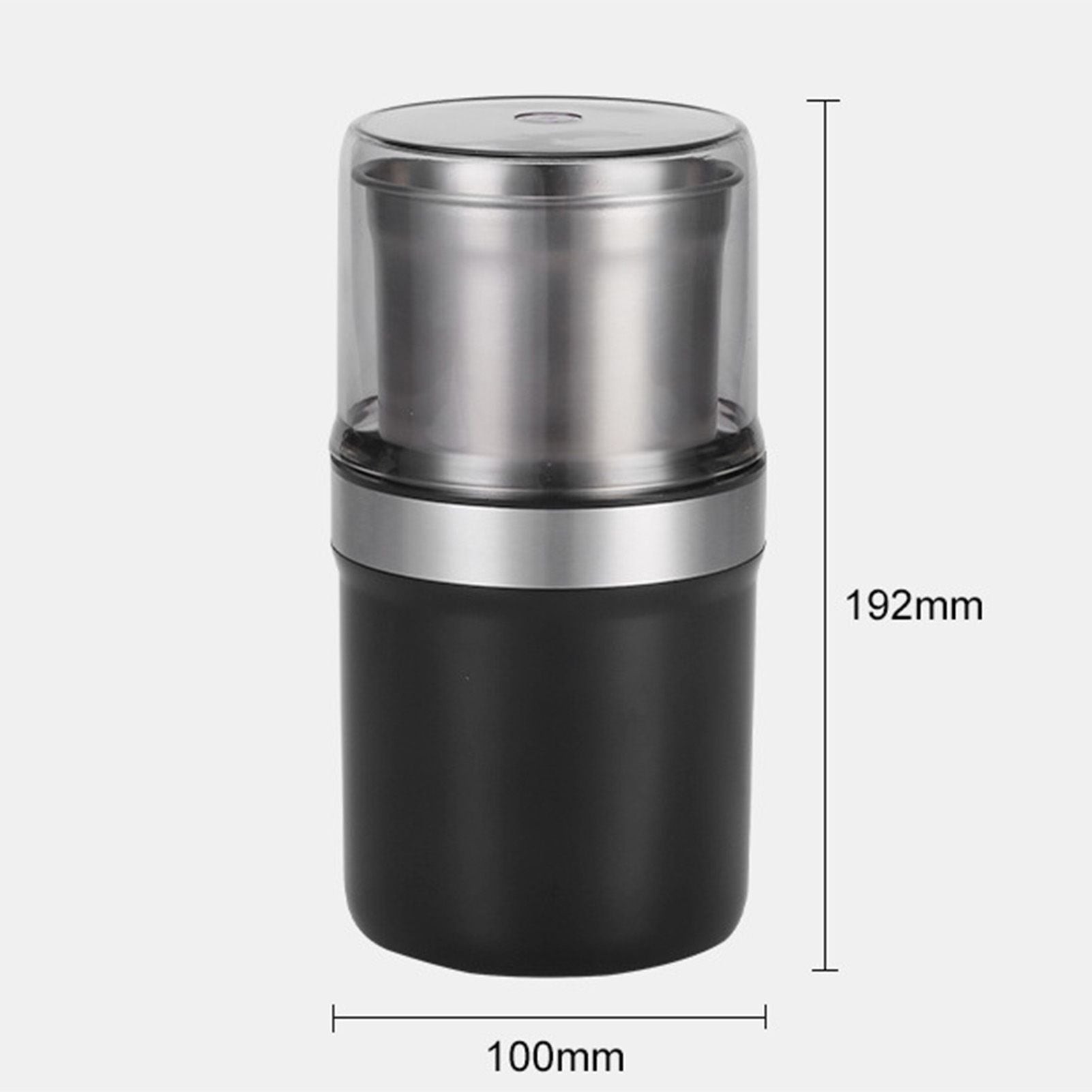 Herb Grinder Wet and Dry Dual Use Multifunction Single Blade Cup Spice Grinder for Garlic Meat CN Plug Slotted Blade