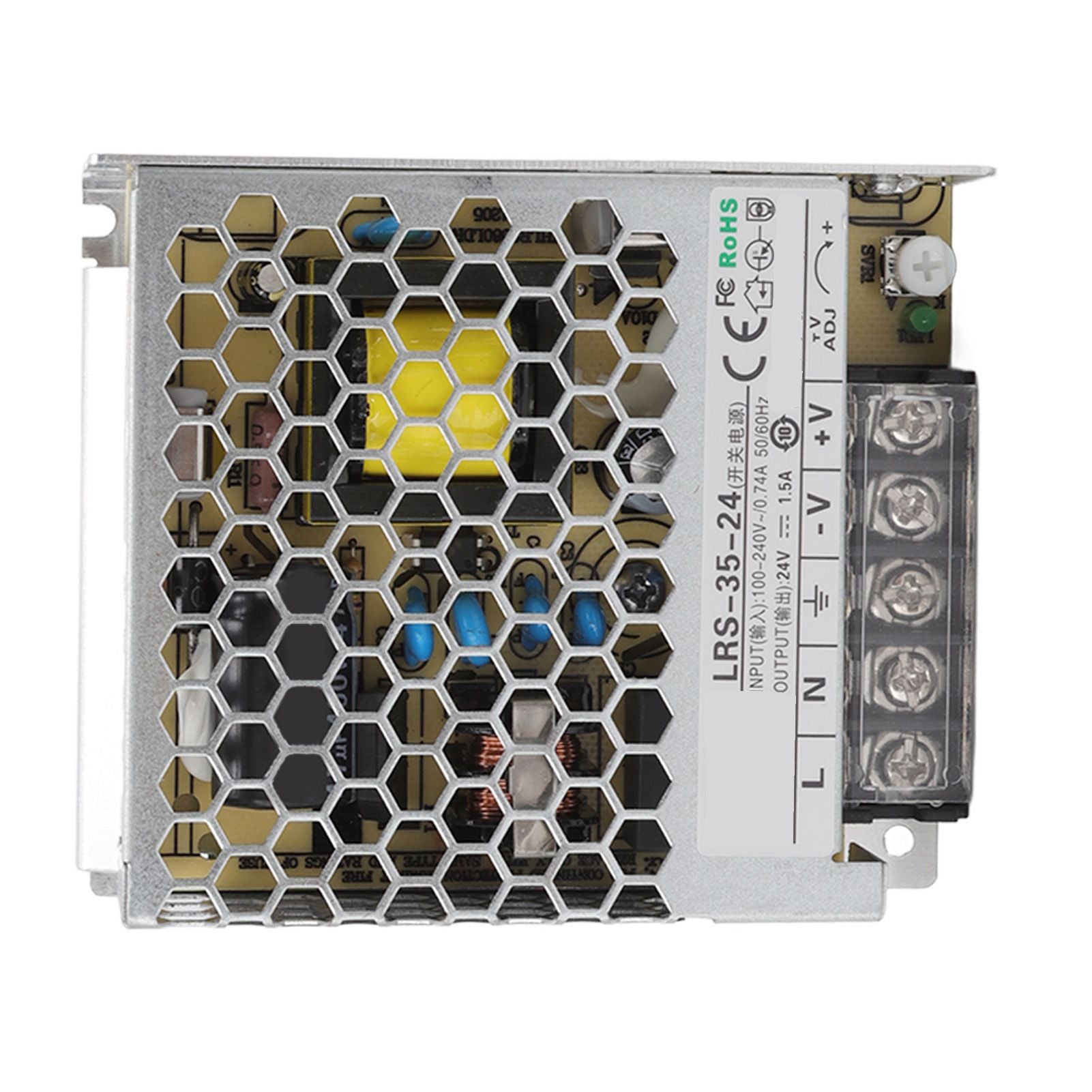 24V Switching Power Supply Universal Switch Regulated Switching Power Supply Transformer for LED Light 100‑240V LRS 35W 24V 1.5A