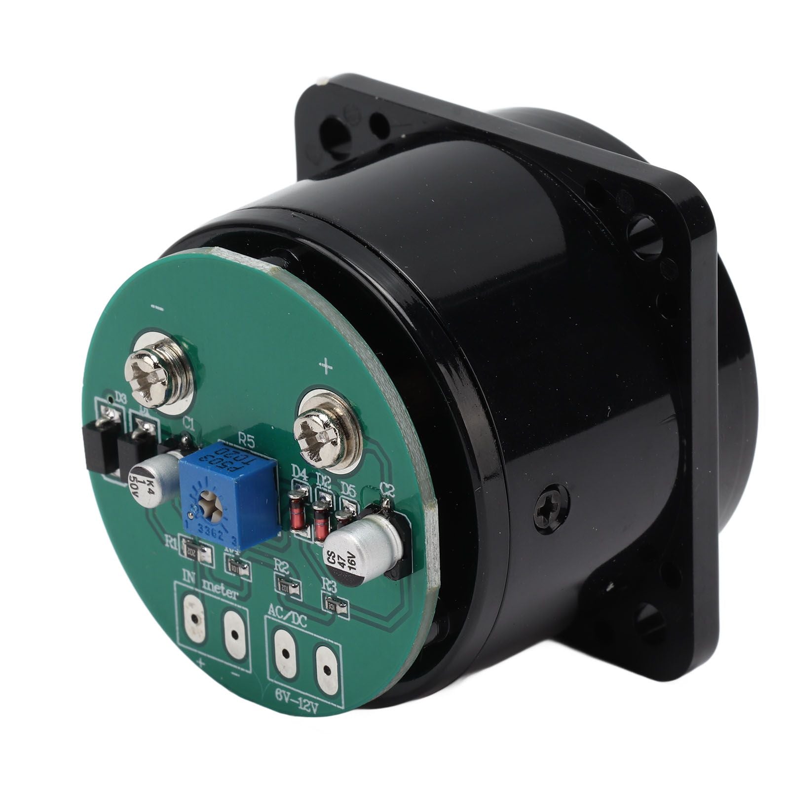 VU Panel Meter Professional VU Meter Audio Level Amp Amplifier with Driver Board AC DC 6‑12V 55mA CQ 45H