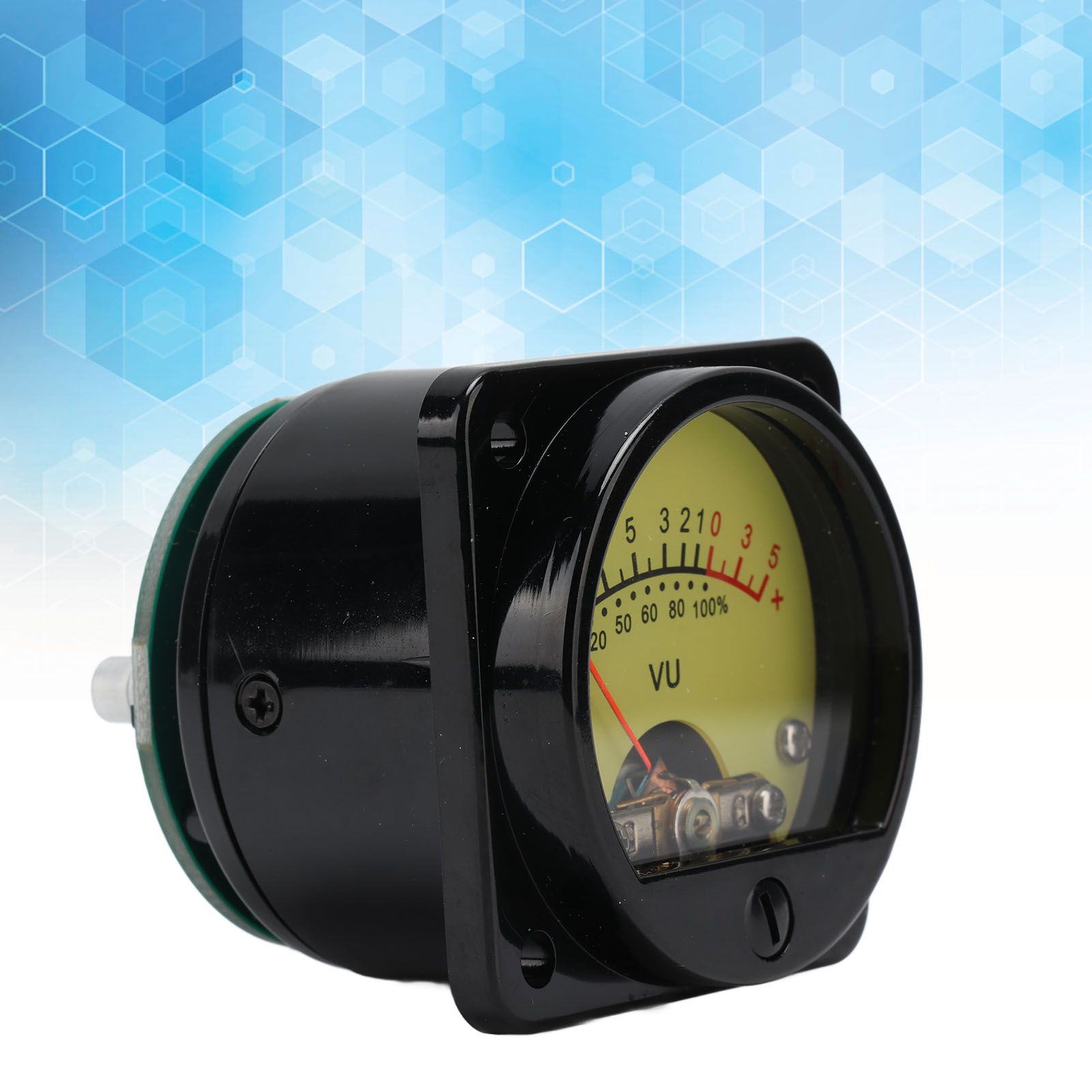 VU Panel Meter Professional VU Meter Audio Level Amp Amplifier with Driver Board AC DC 6‑12V 55mA CQ 45H