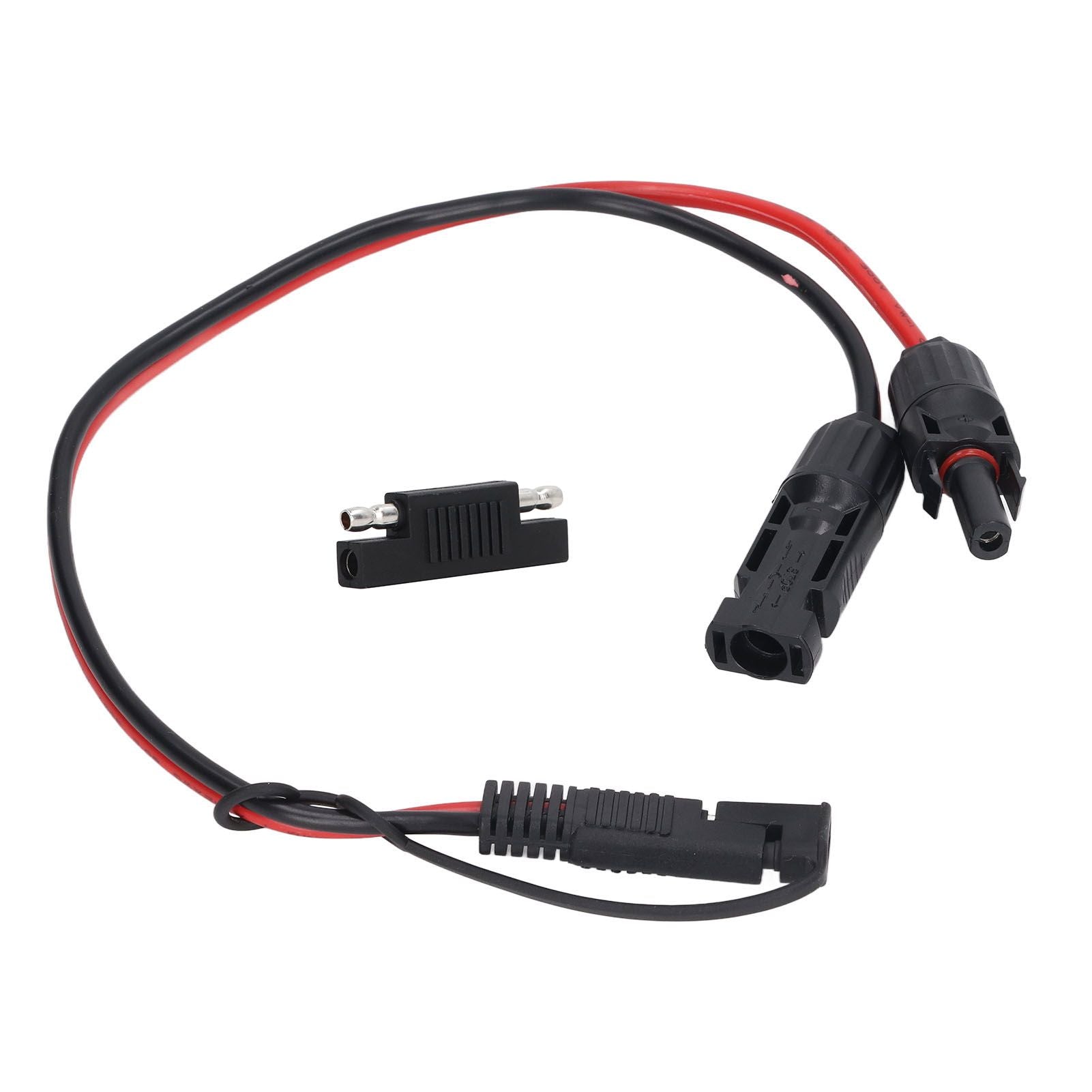 Solar Panel Connector Cable 12AWG PVC Copper Solar Panel to SAE Adapter for Motorbike Cars