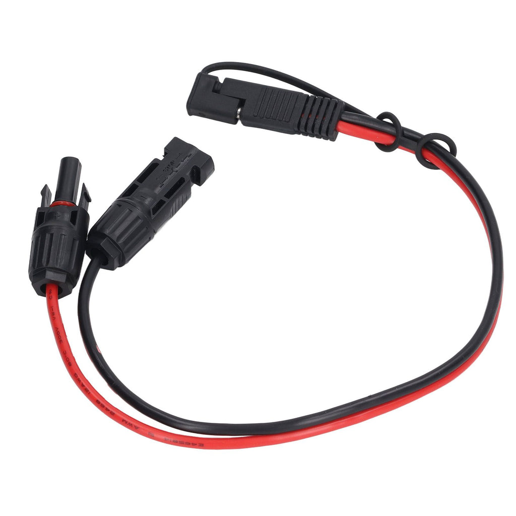 Solar Panel Connector Cable 12AWG PVC Copper Solar Panel to SAE Adapter for Motorbike Cars