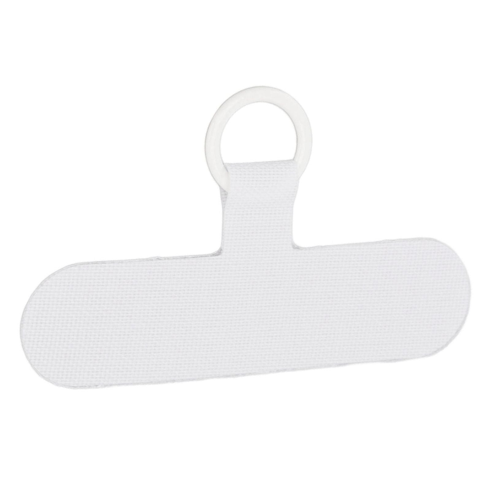 Universal Mobile Phone Lanyard Patch Nylon Cell Phone Hanging Rope Tab Connection Attachment White