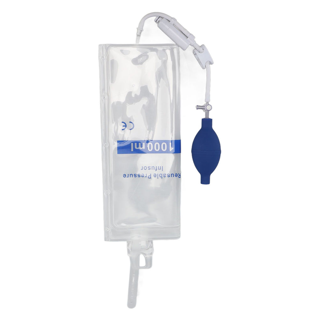 1000ml Medical Pressure Bag TPU Good Air Tightness Pressure Infusion Bag for Emergency Doctors