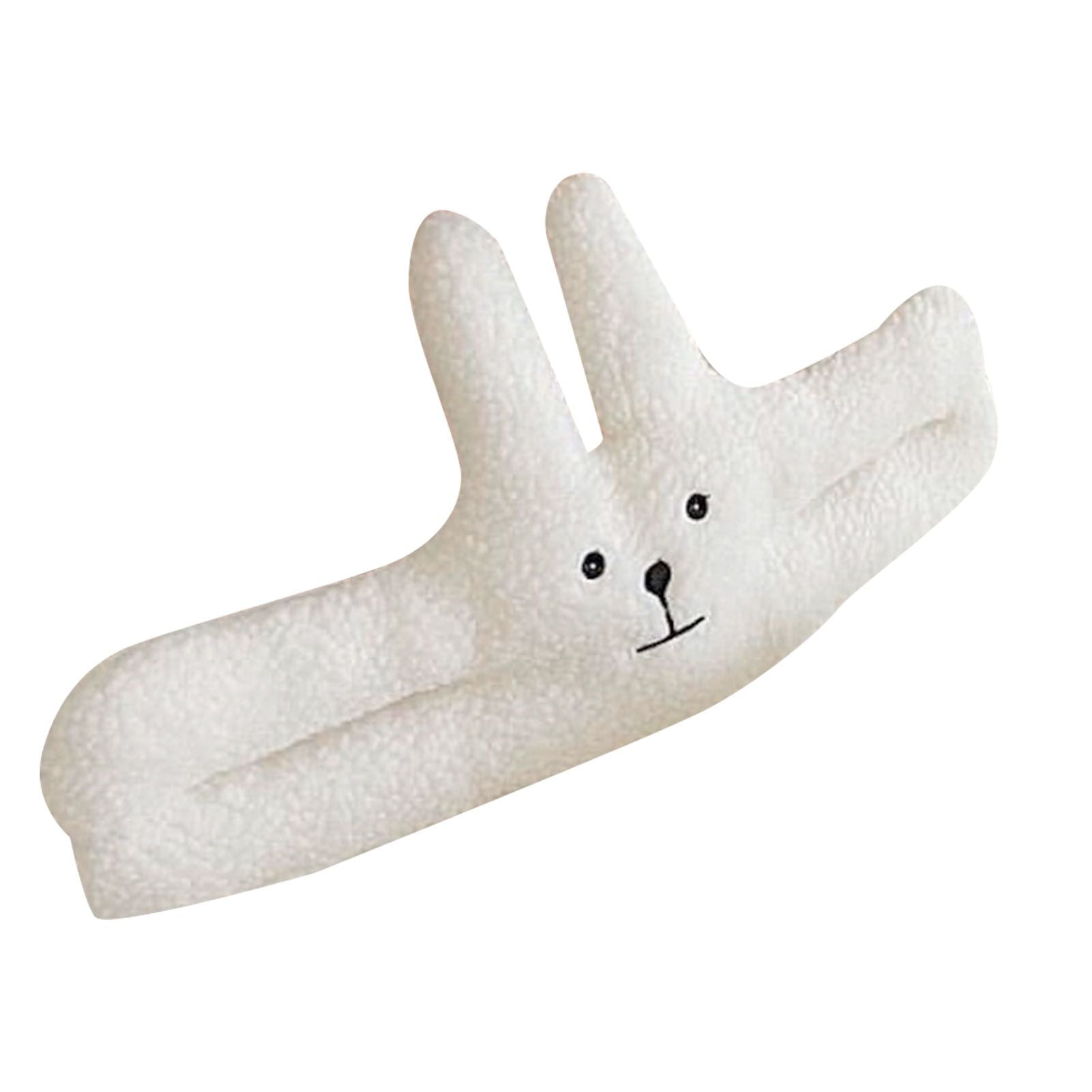 Door Slam Stopper Lamb Cashmere PP Cotton Anti Pinch Door Pinch Guards for Children Decoration Little Rabbit