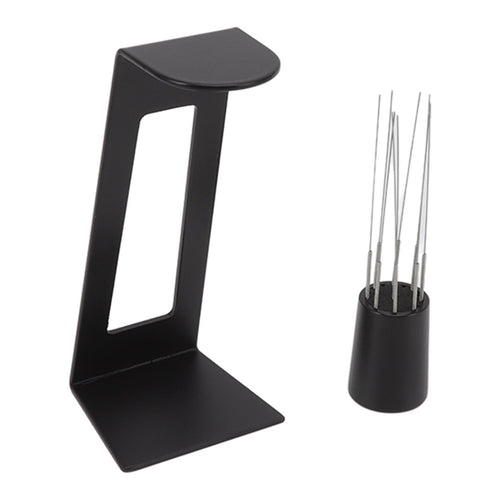 0.4mm Coffee Powder Needle Distributor Magnetic Detachable Coffee Stirrer Distribution Tool for Coffee Shop Black