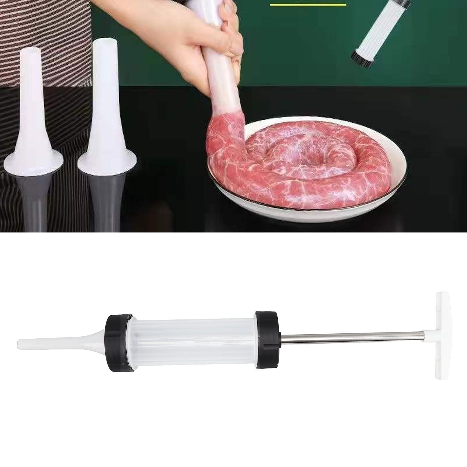 Sausage Maker Set with 6 Heads Sausage Meat Fillers Sausage Stuffer for Restaurant Cooking