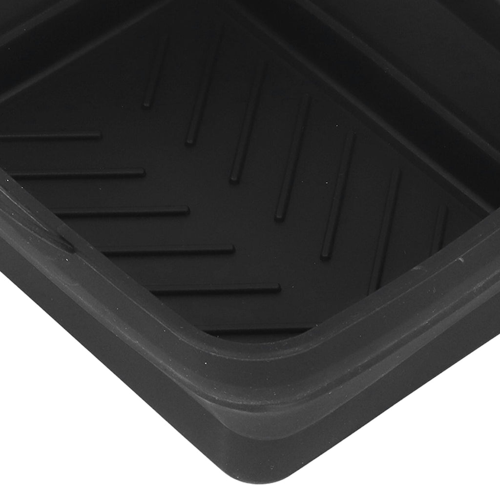 Silicone Air Cooker Pot Rectangular Fryer Liner Tray Replacement for Kitchen Cooking Accessories Black
