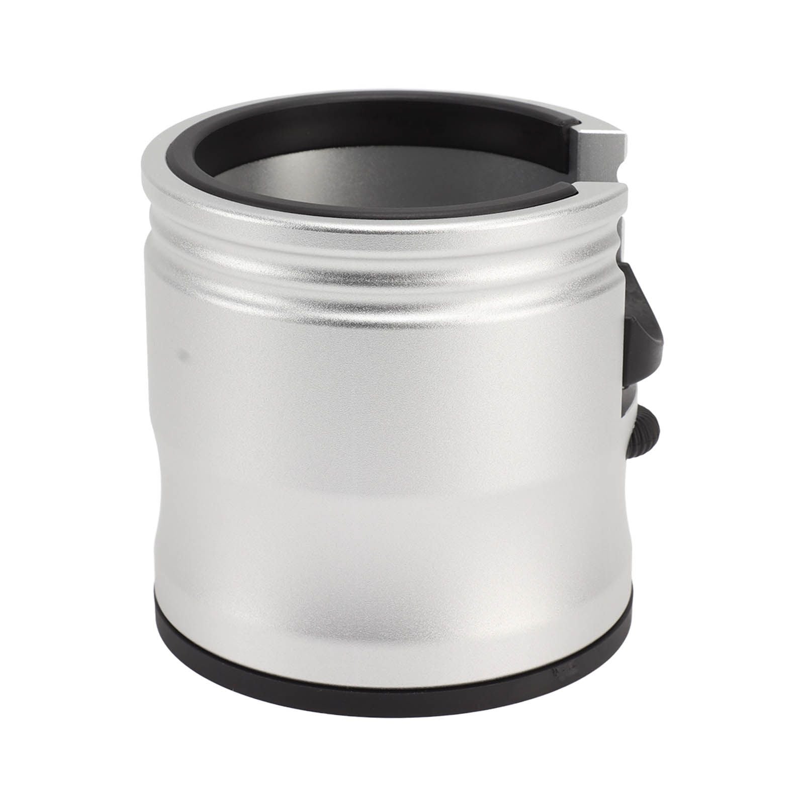 Coffee Tamper Holder Round Prevent Slip Adjustable Universal Aluminum Alloy Coffee Filter Handle Stand for Home Cafe Silver