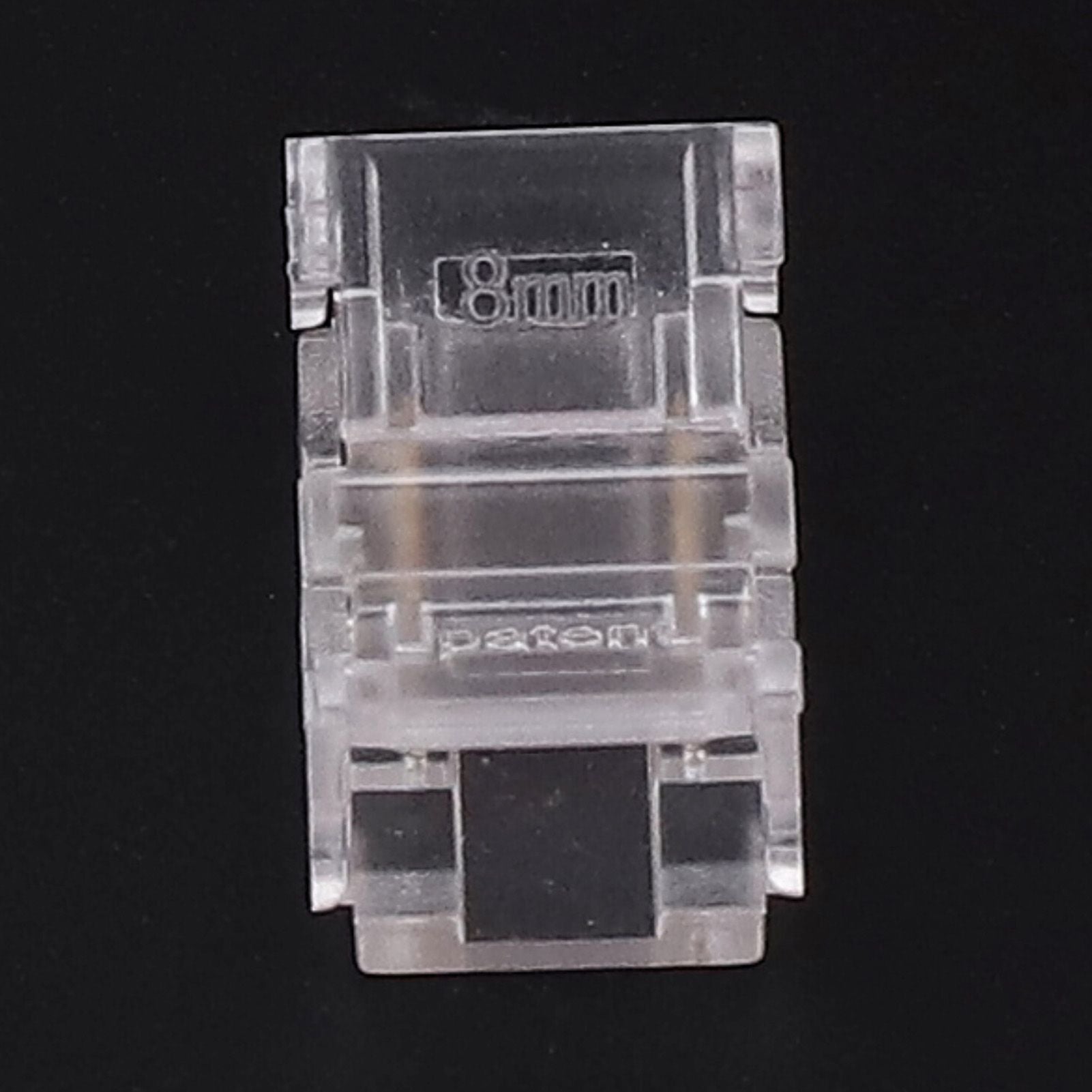 10 Pcs LED Light Strip Connectors 2Pin 8mm Strip to Strip Solderless COB LED Light Strip Connectors