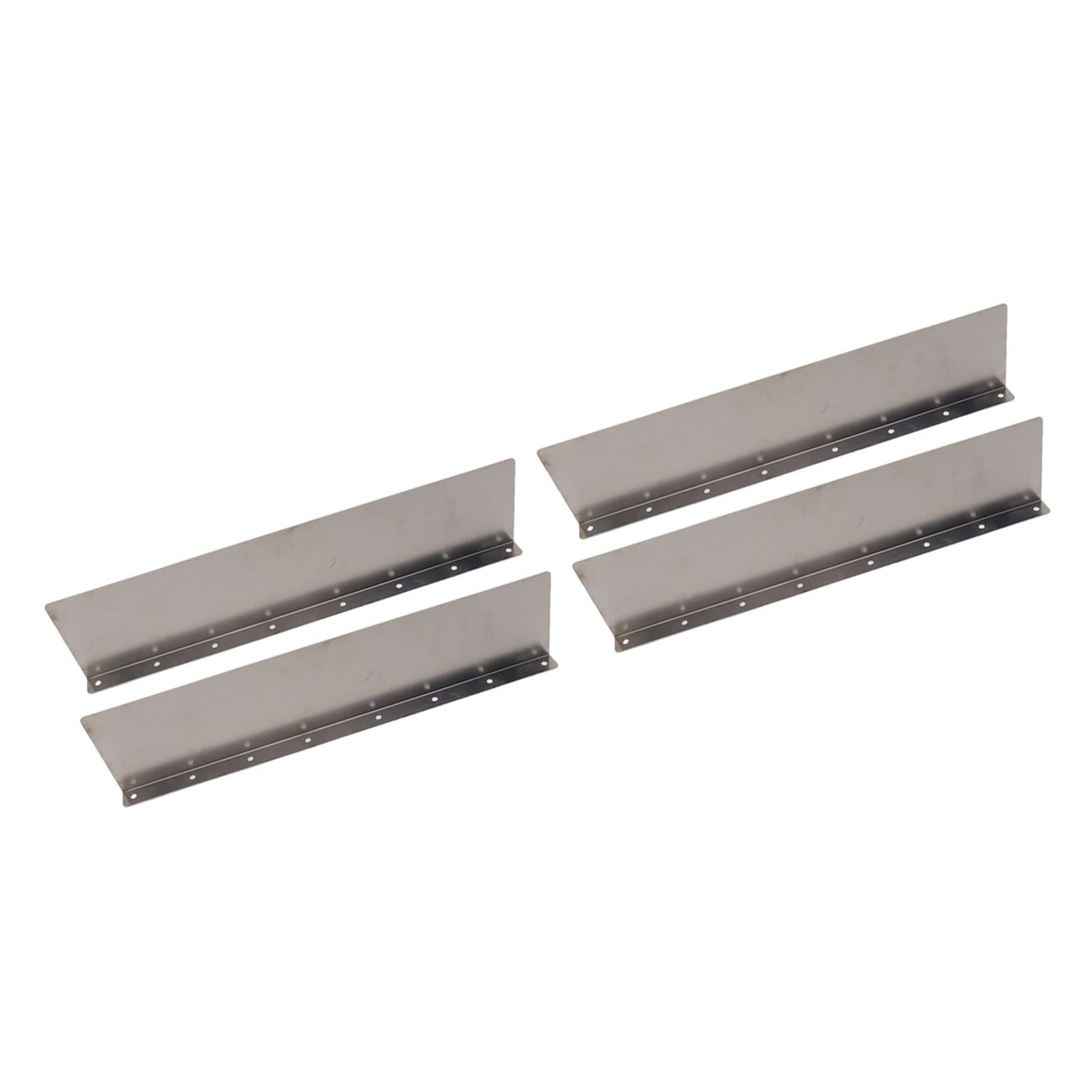 4 Pack Rainwater Valley Gutter Aluminium Rainwater Diverter Splashing Guard with 32 Screws for Roof