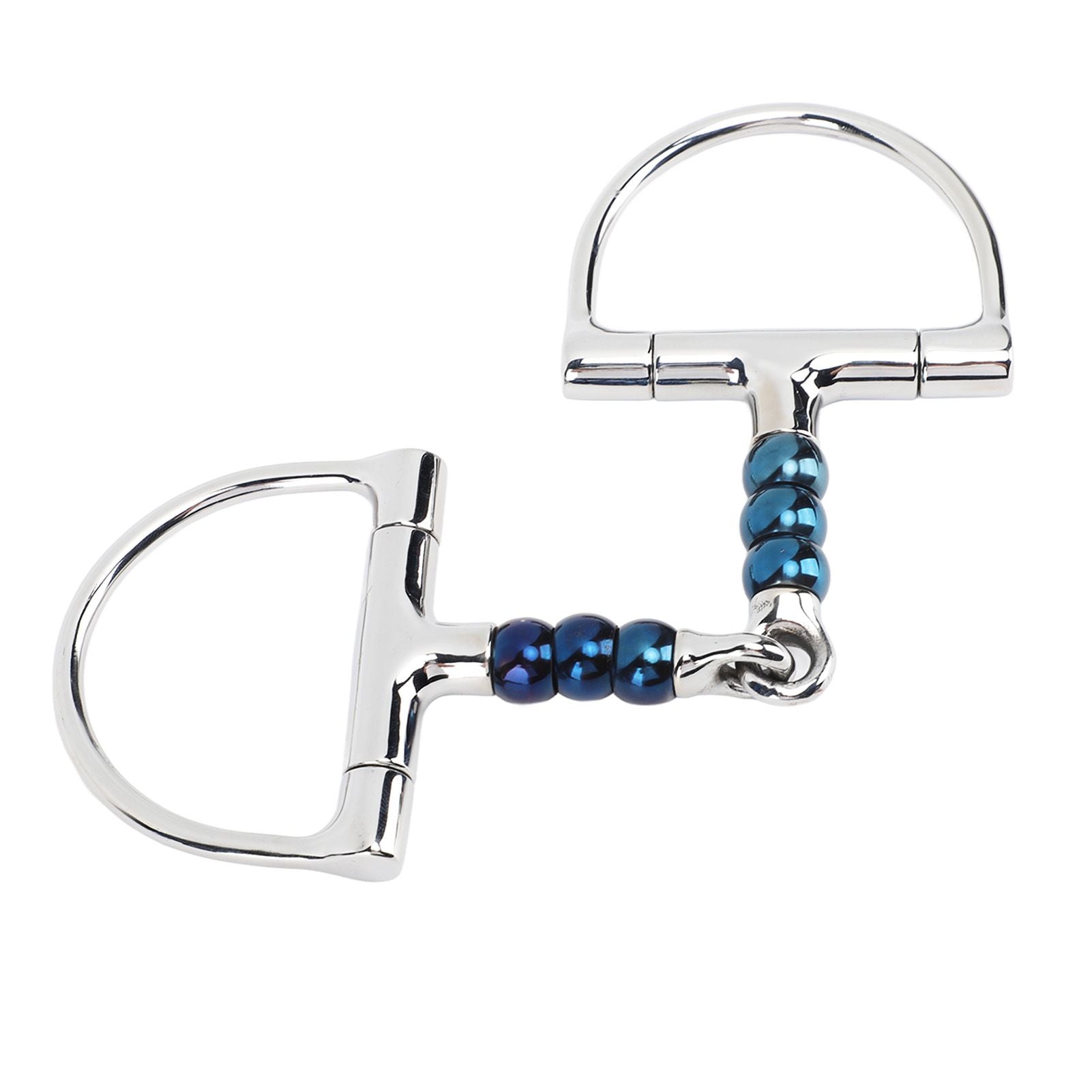 Horse Bit Stainless Steel 125mm Anti Biting Horse Mouth D Ring Snaffle Bit for Horse Farm