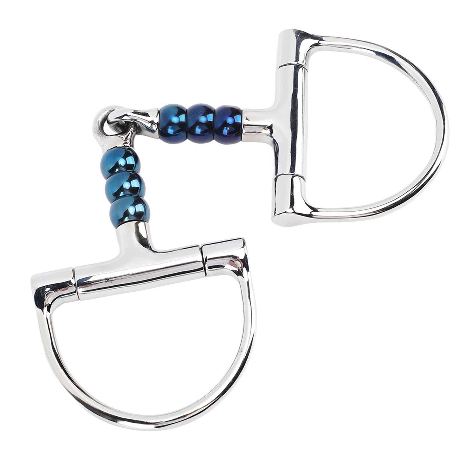 Horse Bit Stainless Steel 125mm Anti Biting Horse Mouth D Ring Snaffle Bit for Horse Farm