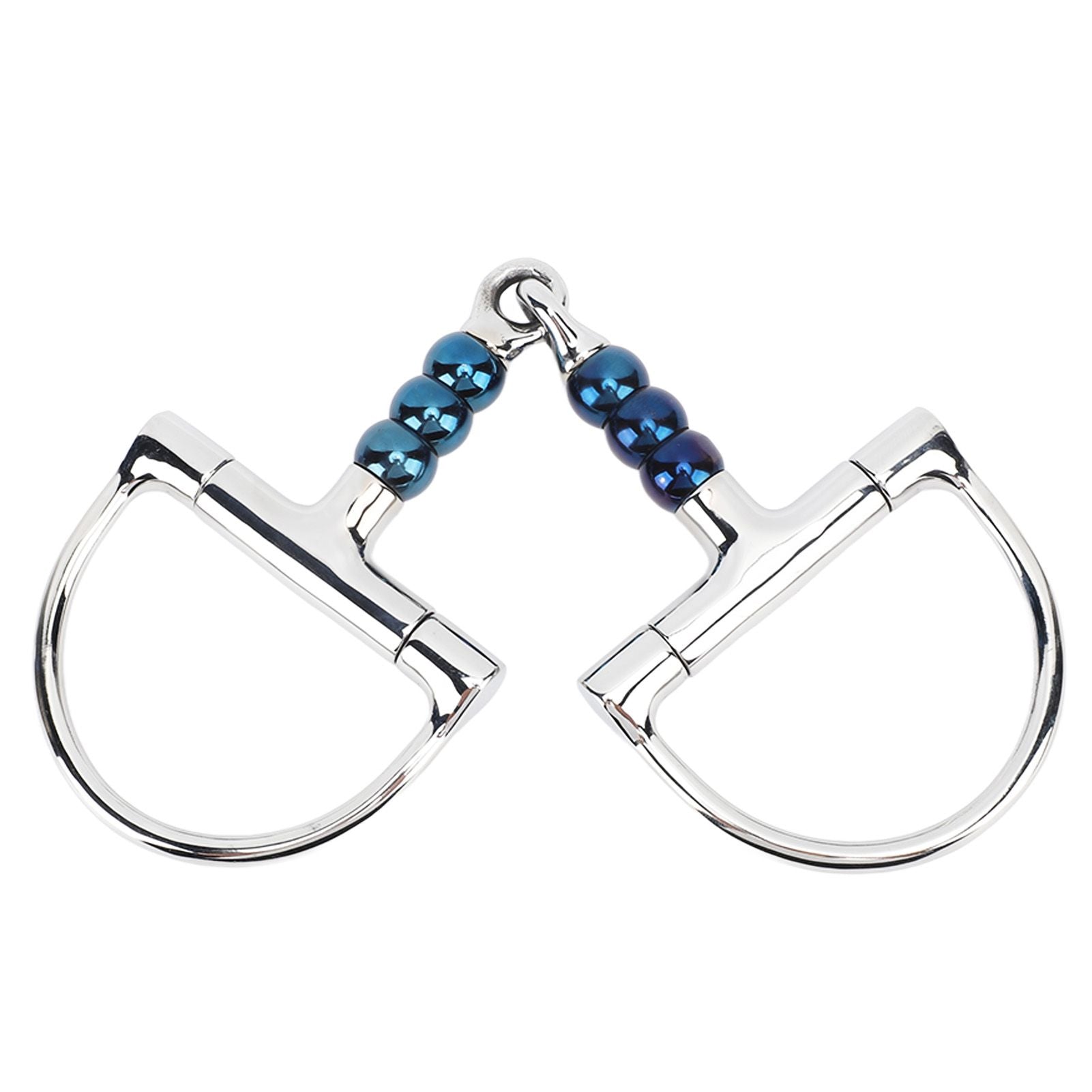 Horse Bit Stainless Steel 125mm Anti Biting Horse Mouth D Ring Snaffle Bit for Horse Farm