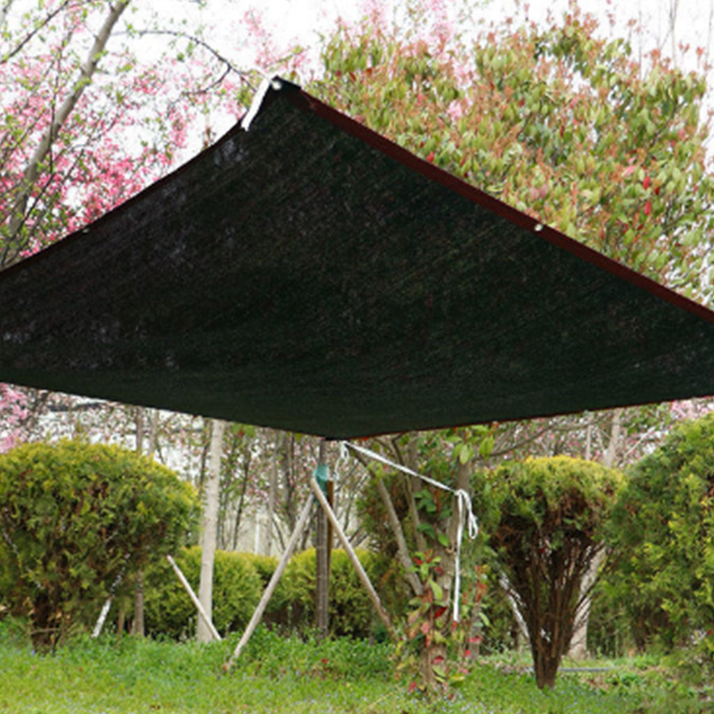 Black Shade Cloth Durable Garden Sun Shade Netting Antifreezing Sun Shade Cover for Pergola Greenhouse 10M