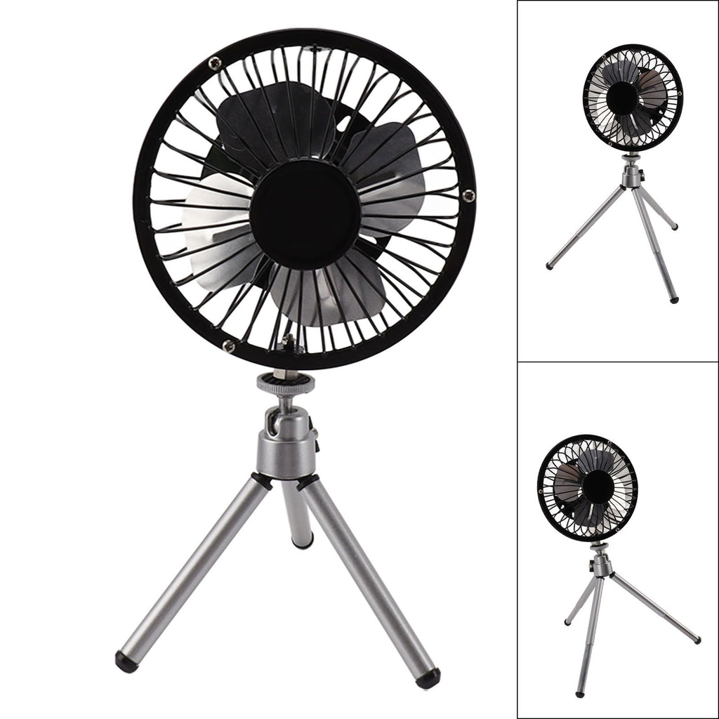 20W Solar Panel Fan Portable Solar Panel Powered USB Fan with Bracket for Camping Fishing Travel