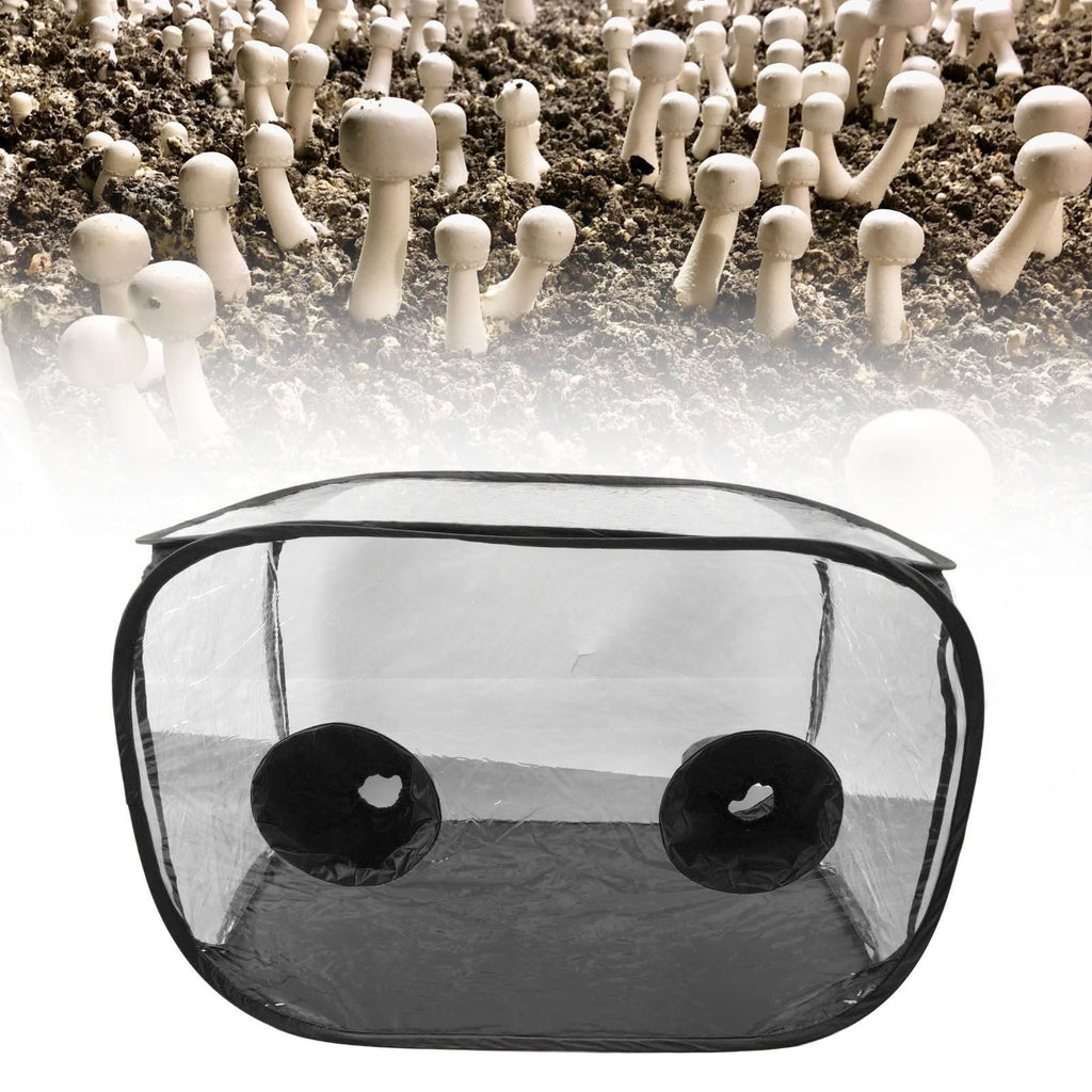Mushroom Growing Still Air Box Portable Foldable Pop Up PVC Mushroom Container Set