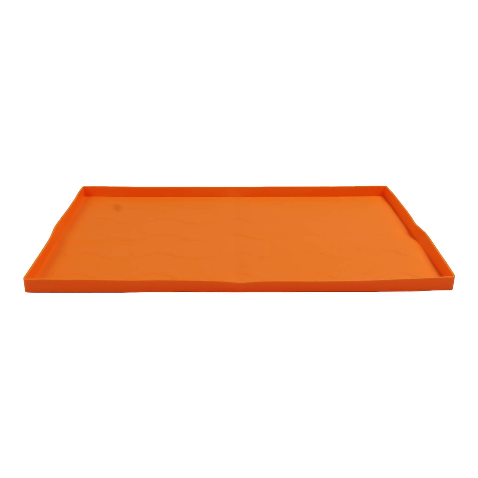 Grill Mat Silicone Blackstone Griddle Top Cover Anti Sticky Grill Protective Cover Mat 22inch Orabge