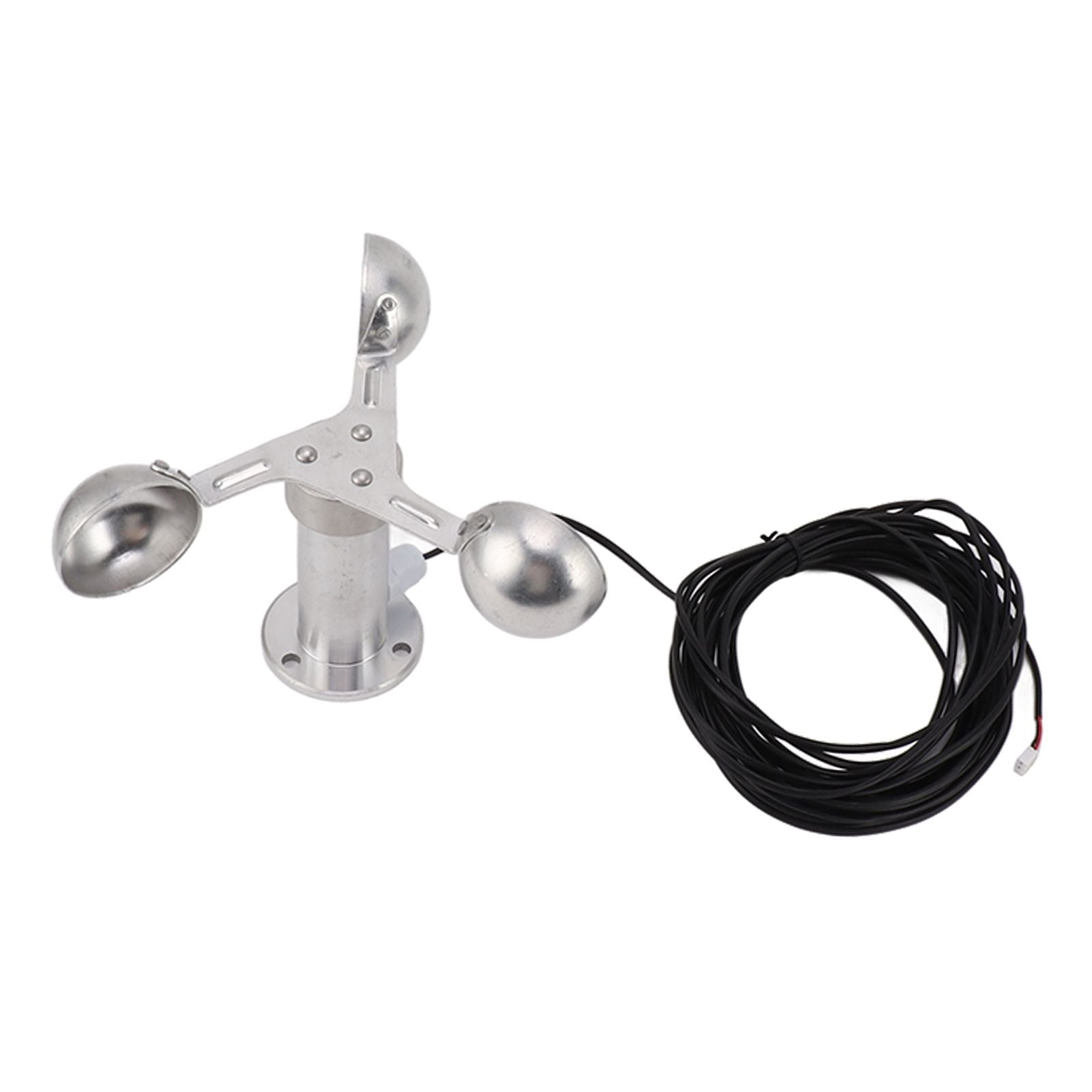 Aluminium Alloy Anemometers Wind Speed Monitoring Sensor 3 Cups Wind Speed Sensor Anemometer 0‑3.8V
