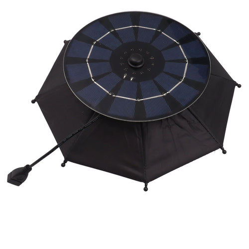 10W Solar Panel Phone Umbrella Rain Protection Phone Stand Charging Umbrella for Motorcycle