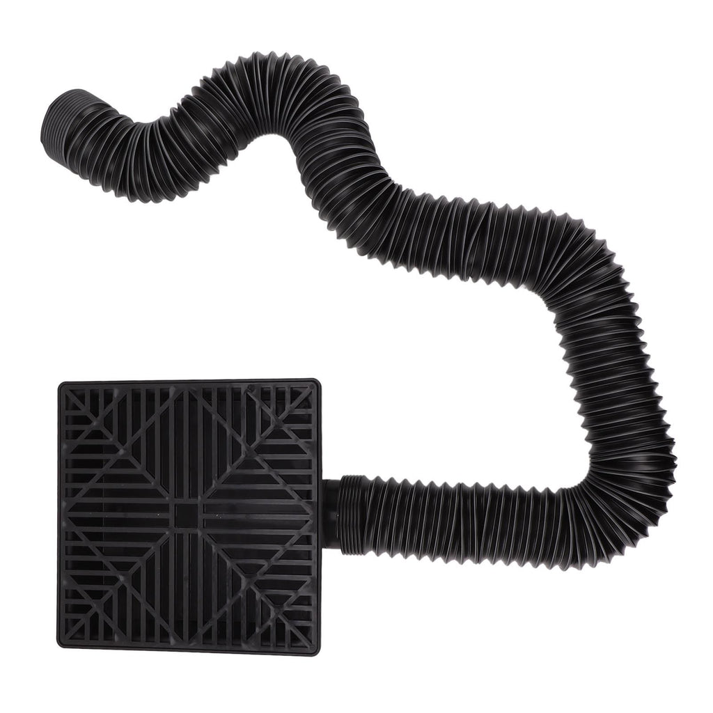 Black Gutter Downspout Extensions Catch Basin Low Profile Downspout Extender Catch Basin Downspout Extension