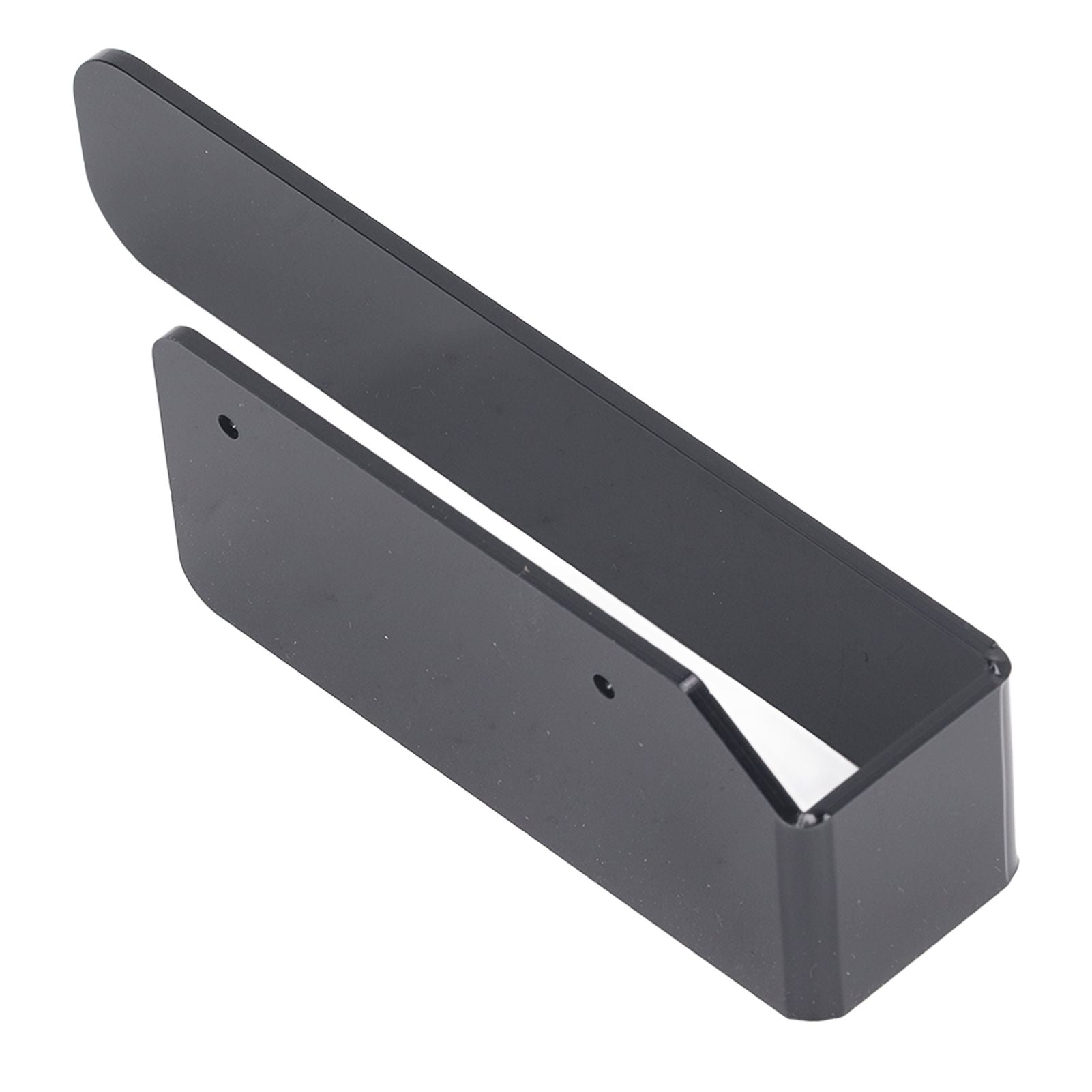Hand Towel Holder Acrylic Modern Self Adhesive Wall Mounted Towel Bar Hanger for Bathroom Kitchen Lavatory Black