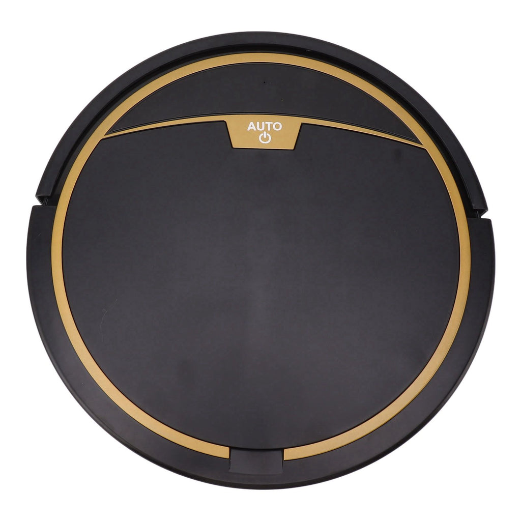 Ultra Thin Fully Automatic Robot Vacuum Cleaner Smart Robotic Vacuum Cleaner for Dust Hair Fluff Black Without Water Tank 32x32cm