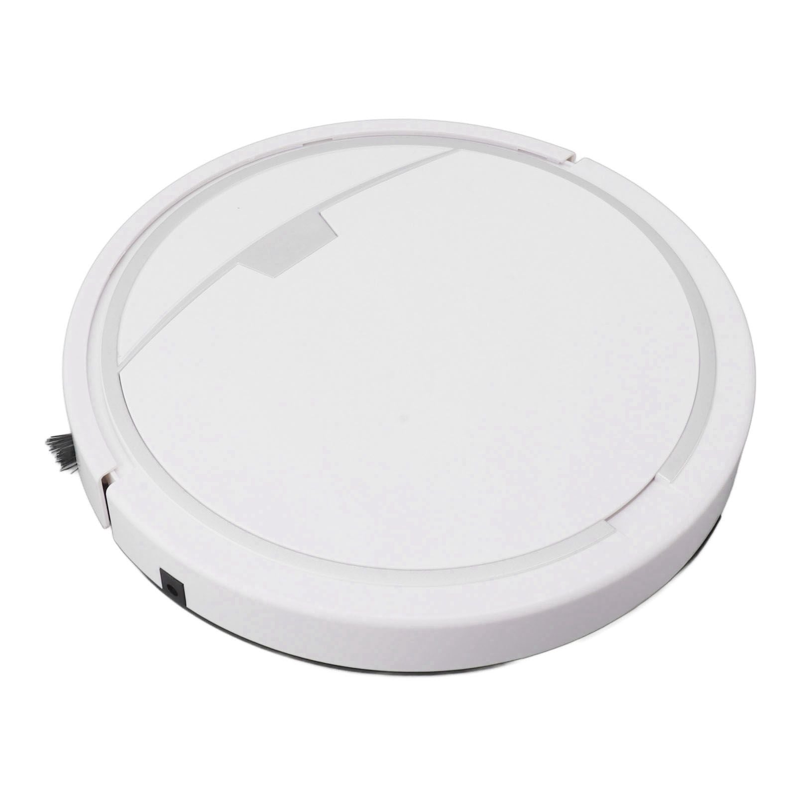 Ultra Thin Fully Automatic Robot Vacuum Cleaner Smart Robotic Vacuum Cleaner for Dust Hair Fluff White Without Water Tank 32x32cm