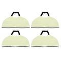 4pcs Vacuum Mop Pads Shed Resistant Highly Absorbent Reusable Mop Cloth Pad for Shark RV2410WD RV2610WD