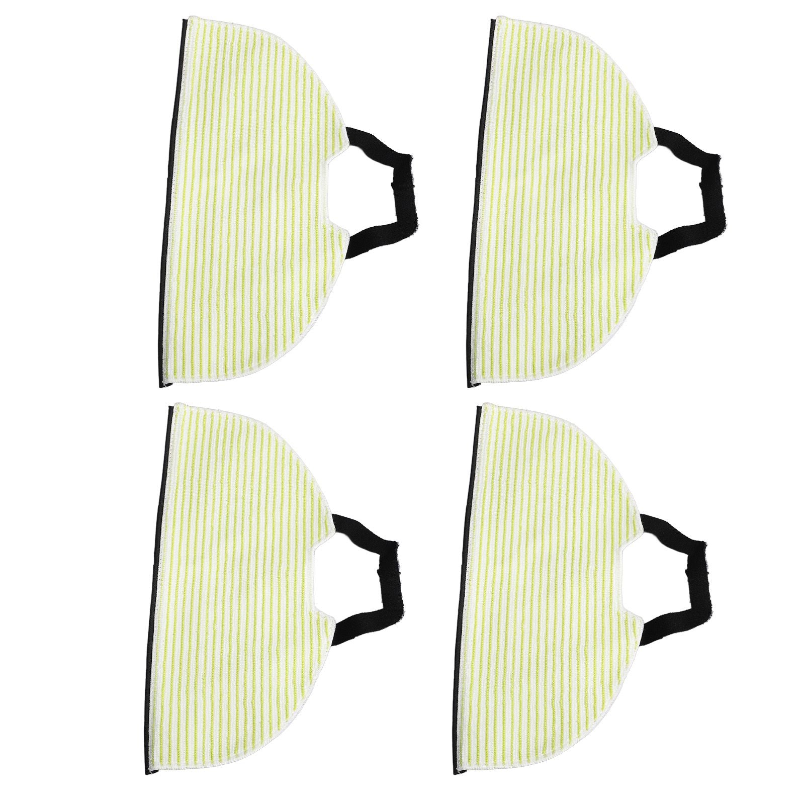 4pcs Vacuum Mop Pads Shed Resistant Highly Absorbent Reusable Mop Cloth Pad for Shark RV2410WD RV2610WD