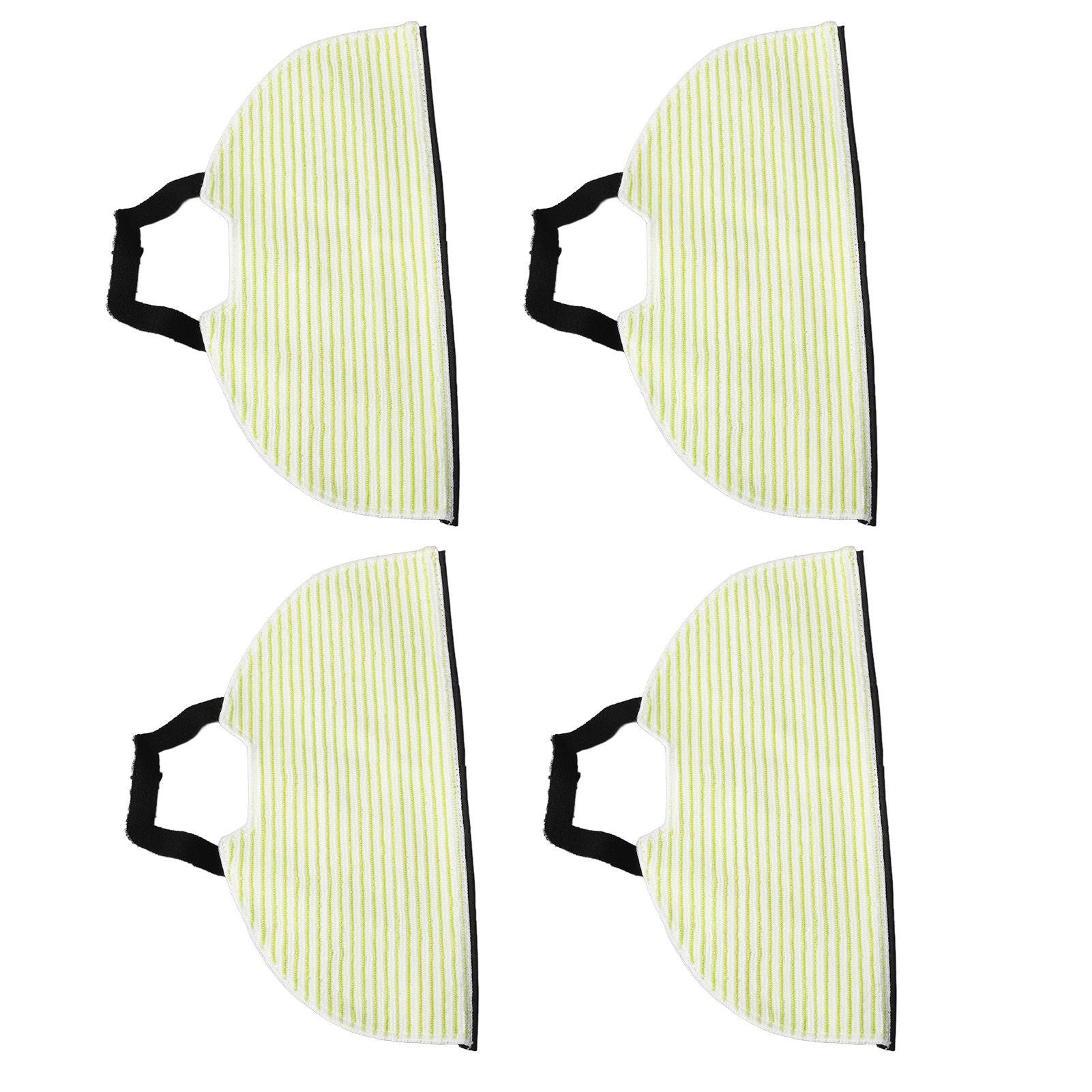 4pcs Vacuum Mop Pads Shed Resistant Highly Absorbent Reusable Mop Cloth Pad for Shark RV2410WD RV2610WD
