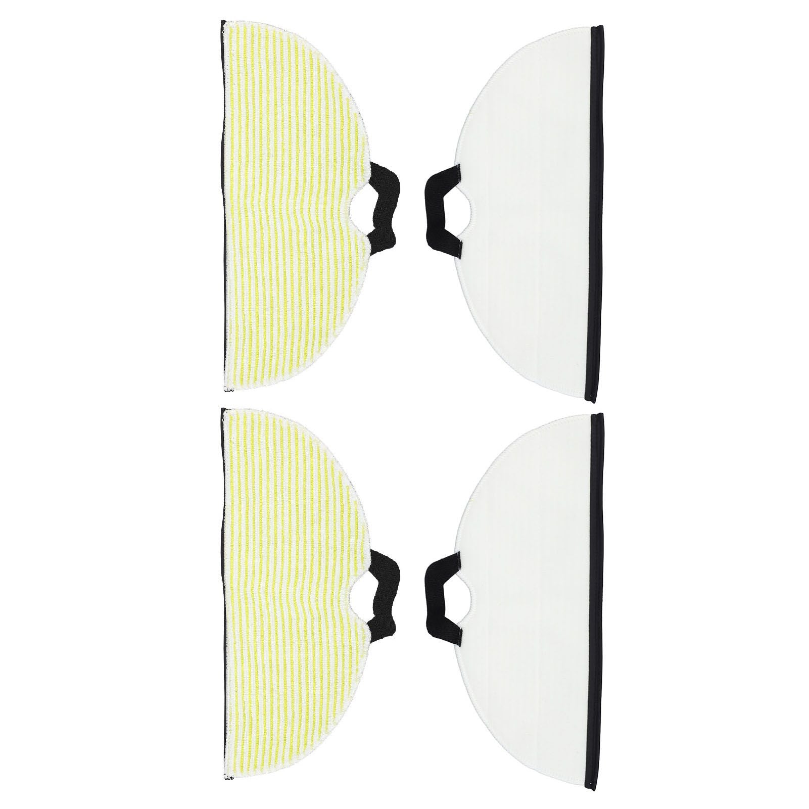 4 Pcs Vacuum Mop Replacement Pads Fiber Reusable Washable Super Absorbent Robot Vacuum Mop for Shark RV2001WD RV2002WD