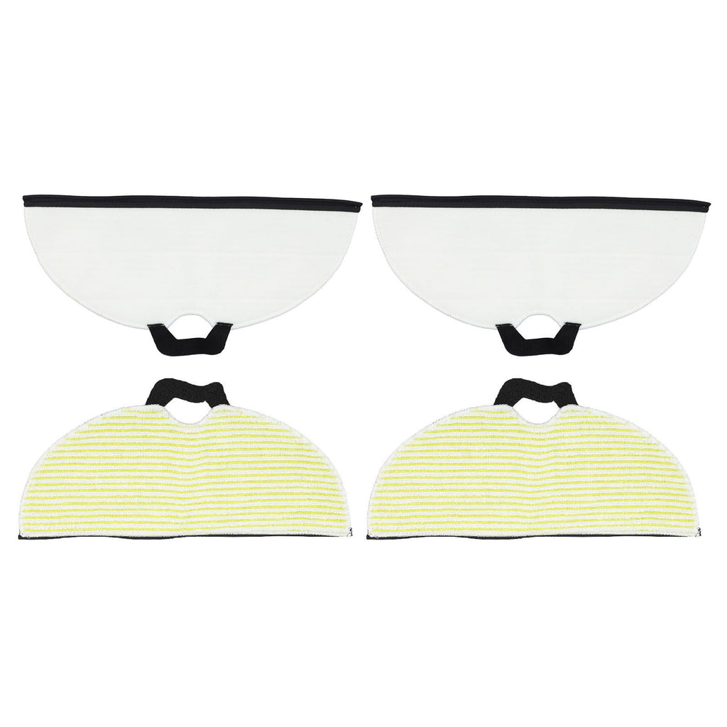 4 Pcs Vacuum Mop Replacement Pads Fiber Reusable Washable Super Absorbent Robot Vacuum Mop for Shark RV2001WD RV2002WD