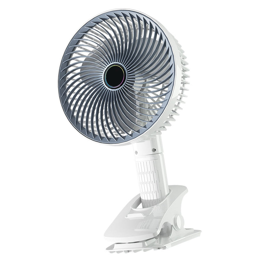 USB Rechargeable Handheld Fan Wall Mounted 3 Speed Strong Wind Portable Small Electric Fan for Home Dormitory