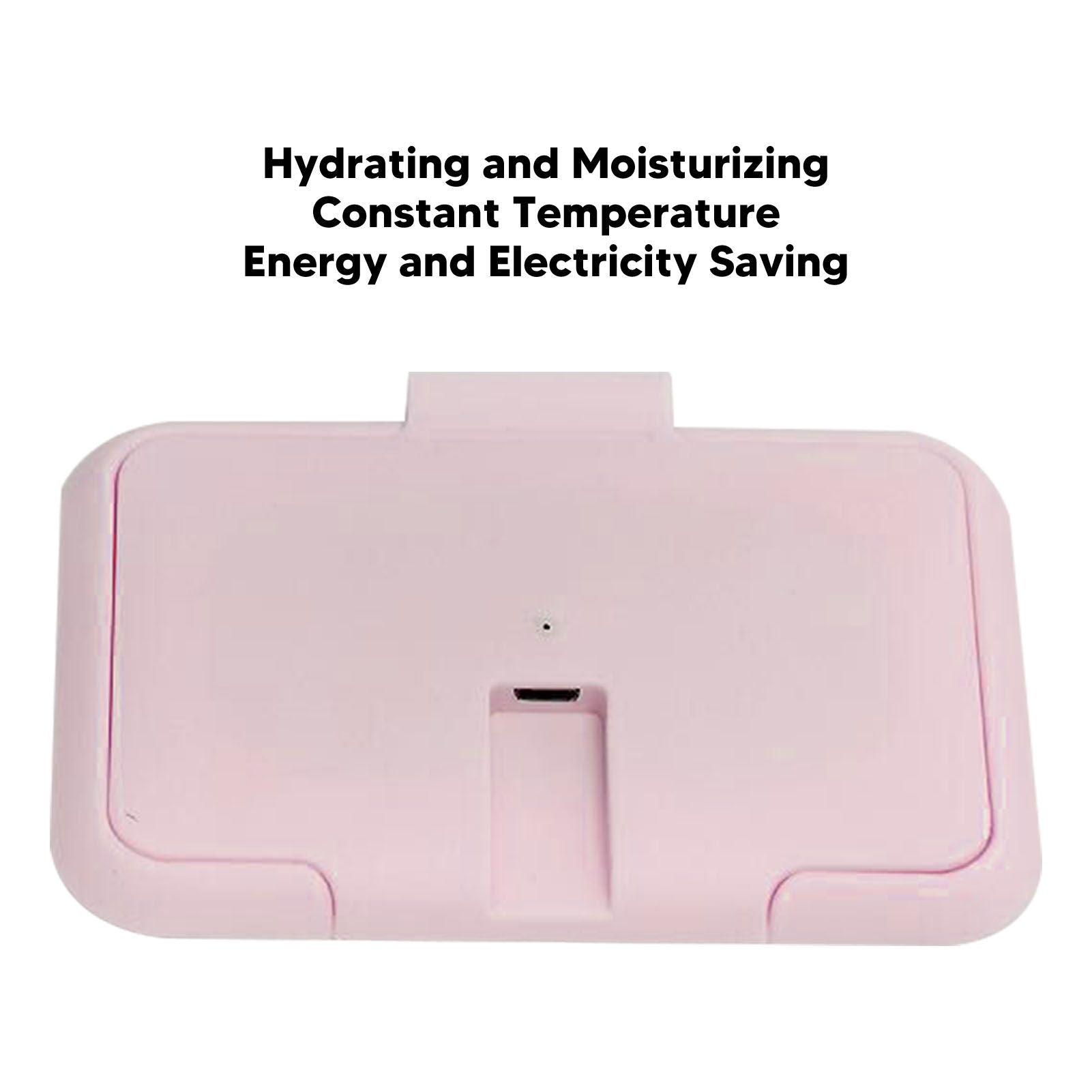 USB Wet Wipe Heater Constant Temperature Portable Baby Wipes Warmer for Household Car Outdoor Pink