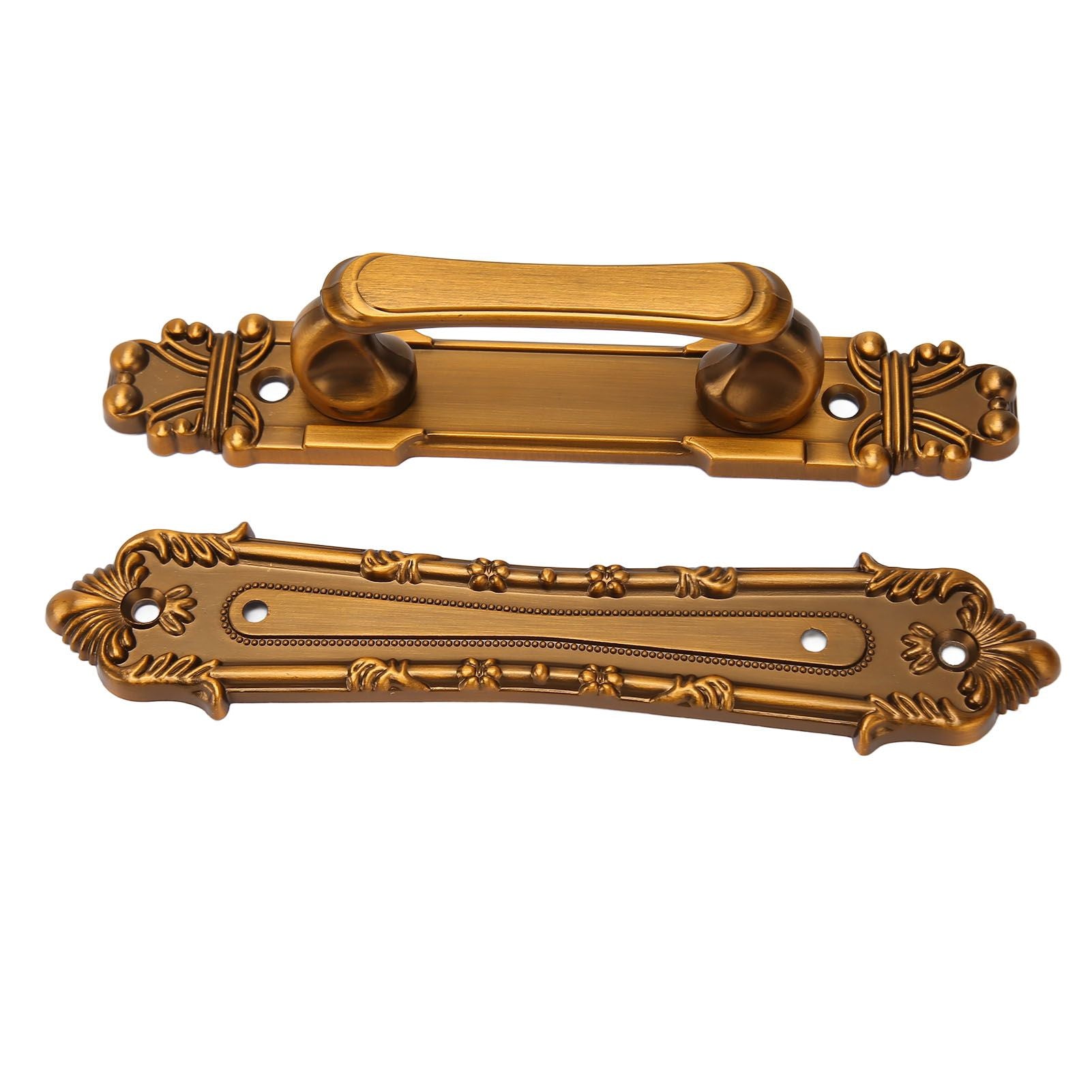 Sliding Barn Door Handles Large Rustic Dual Side Design for Gates Garages Sheds Furniture Aluminum Alloy Material Bronze