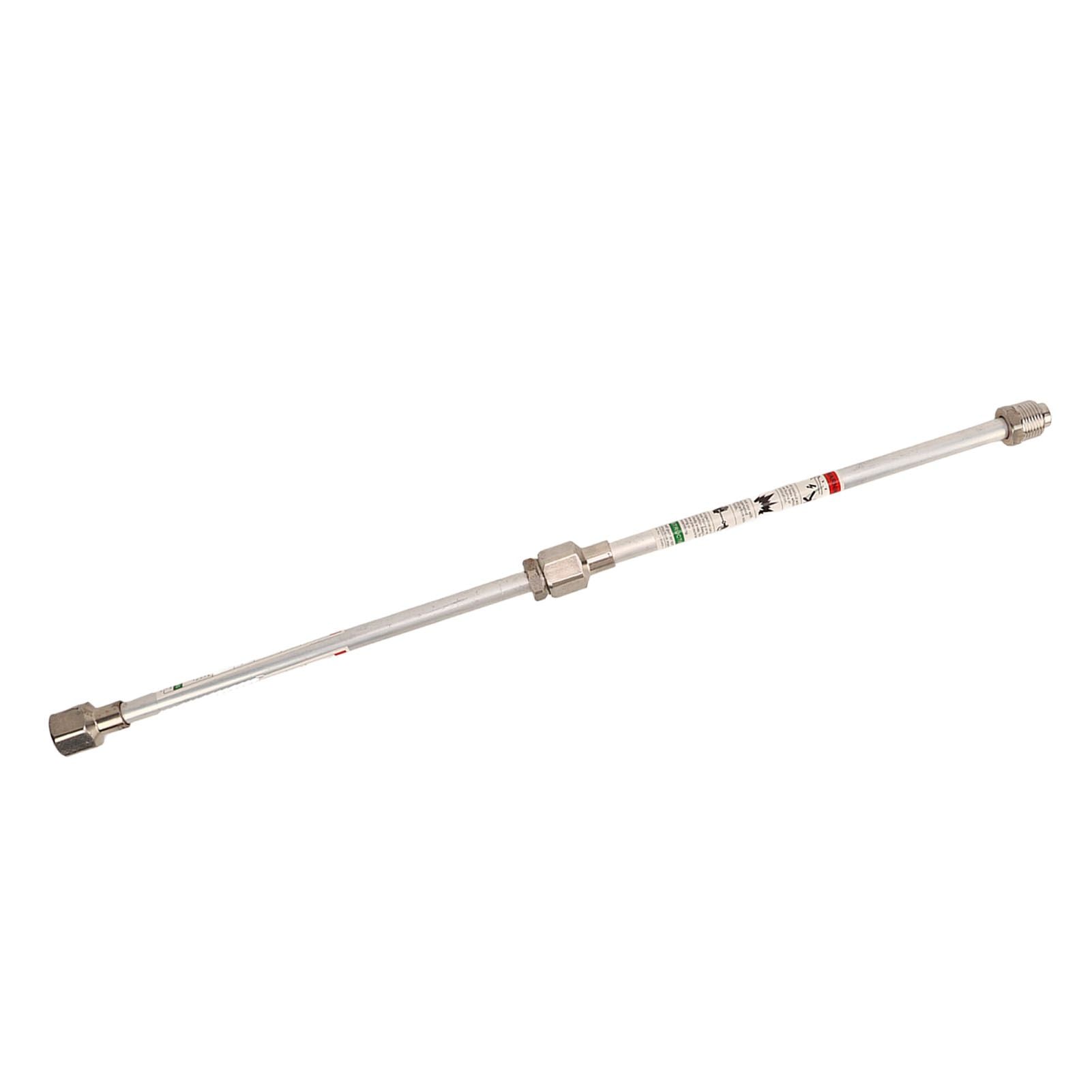 2PCS Spray Extension Rod G7/8 14 Stainless Steel Sprayer Tip Extension Pole Replacement for Home Silver