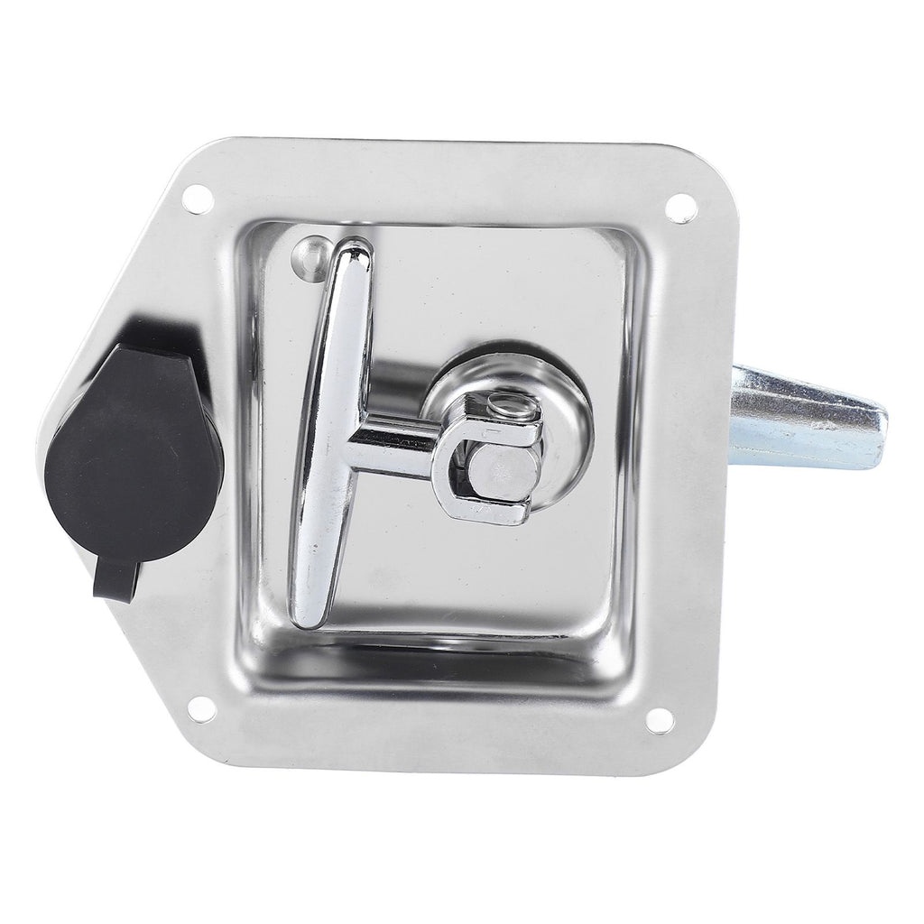 Stainless Steel Folding T Shape Handle Lock T Handle Latch for Truck Trailer Engineering Vehicles