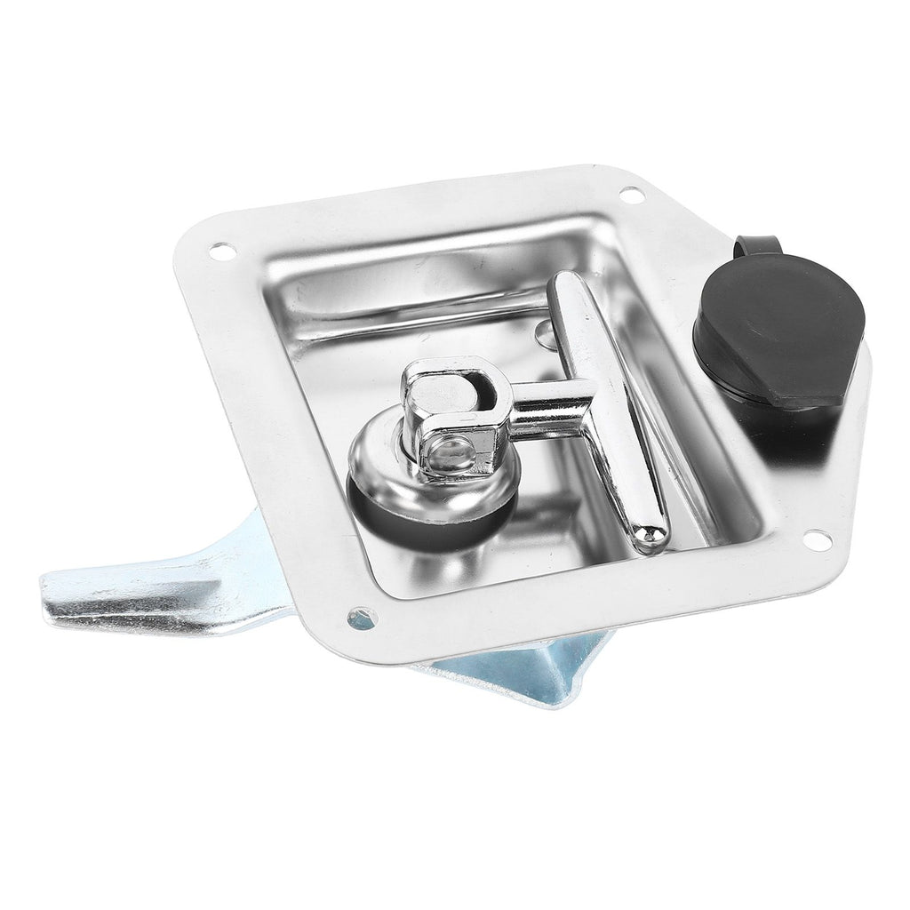 Stainless Steel Folding T Shape Handle Lock T Handle Latch for Truck Trailer Engineering Vehicles