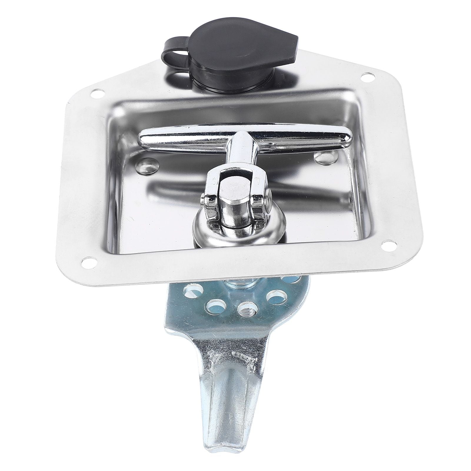 Stainless Steel Folding T Shape Handle Lock T Handle Latch for Truck Trailer Engineering Vehicles