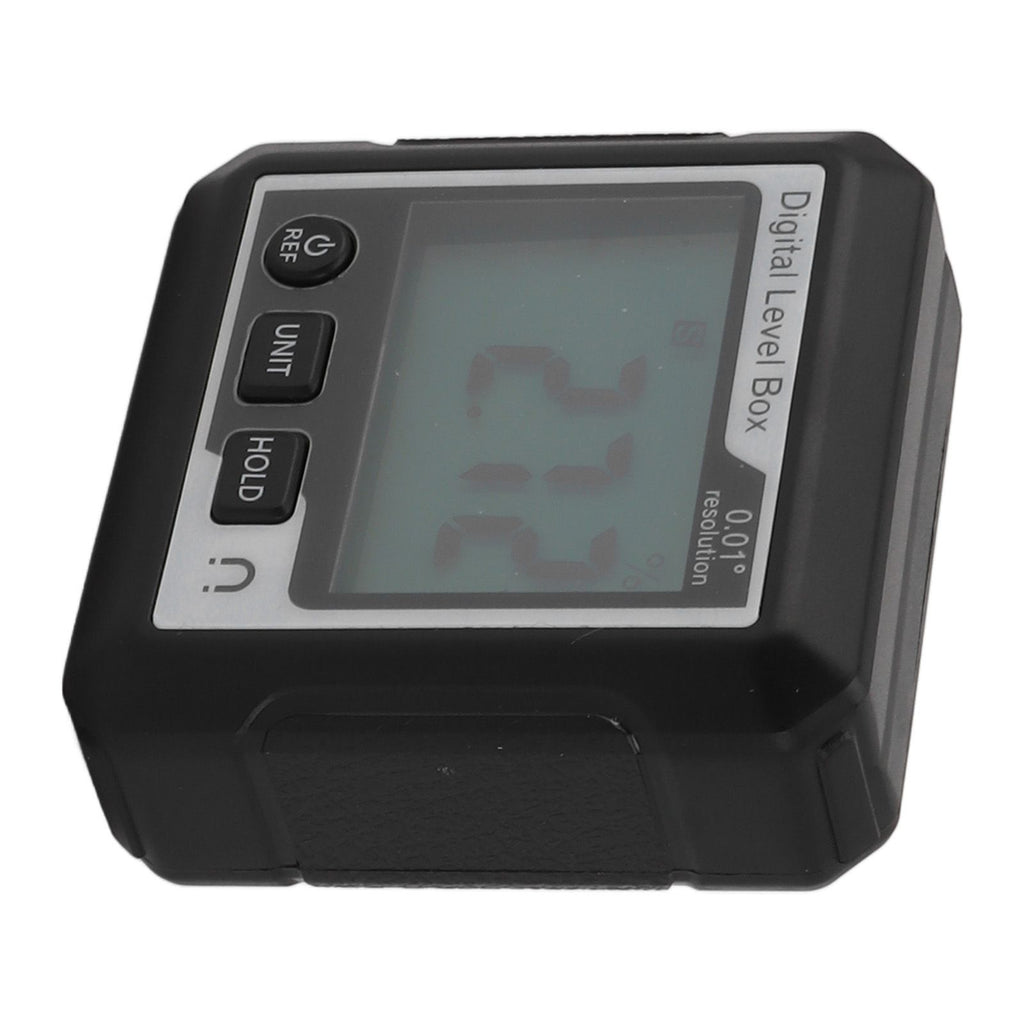 Digital Level Box Magnetic Data Lock Angle Slope Conversion Protractor Angle Finder Gauge for Carpentry Building Masonry Bevel Black White