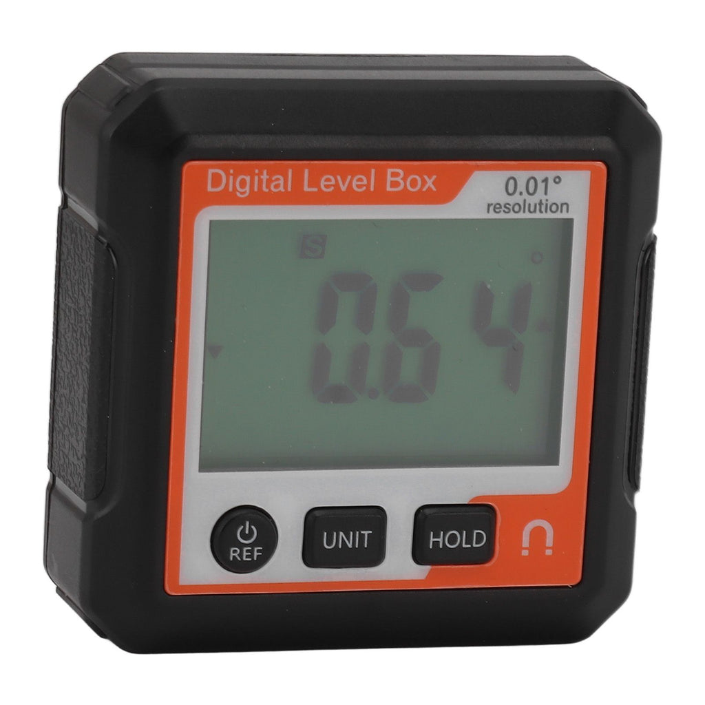 Digital Level Box Magnetic Data Lock Angle Slope Conversion Protractor Angle Finder Gauge for Carpentry Building Masonry Bevel Red White