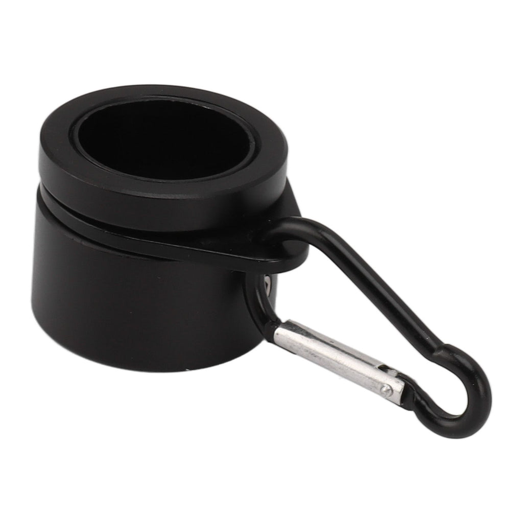 2 Pcs G3/4 Flag Pole Rings Aluminium Alloy 360° Rotating Anti Wrap Spinning Flagpole Mounting Clip Kit Black