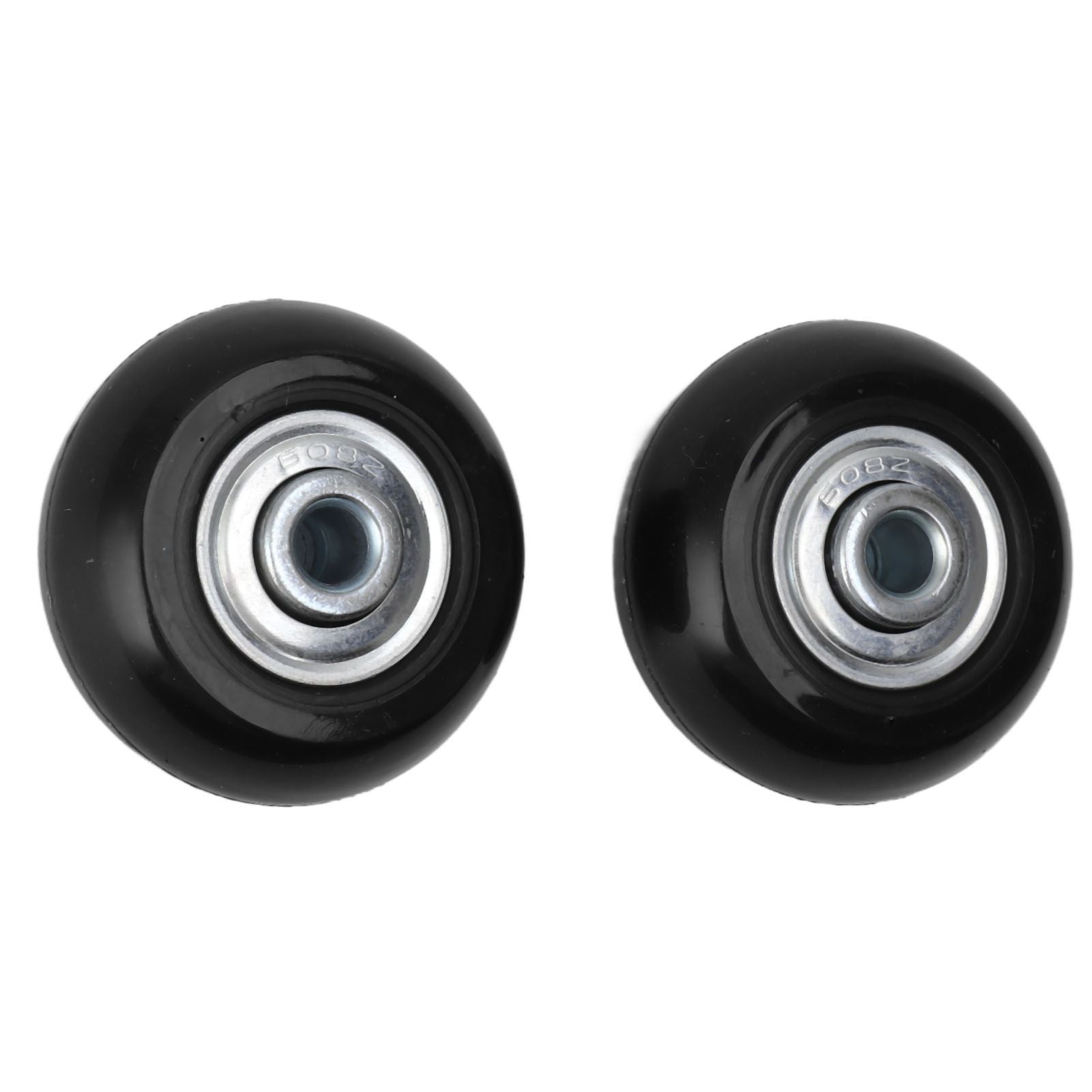 2pcs Suitcase Caster Wheels Replacement Mute Rubber Swivel Caster Wheels Bearings Repair Kits 40mm X 18mm